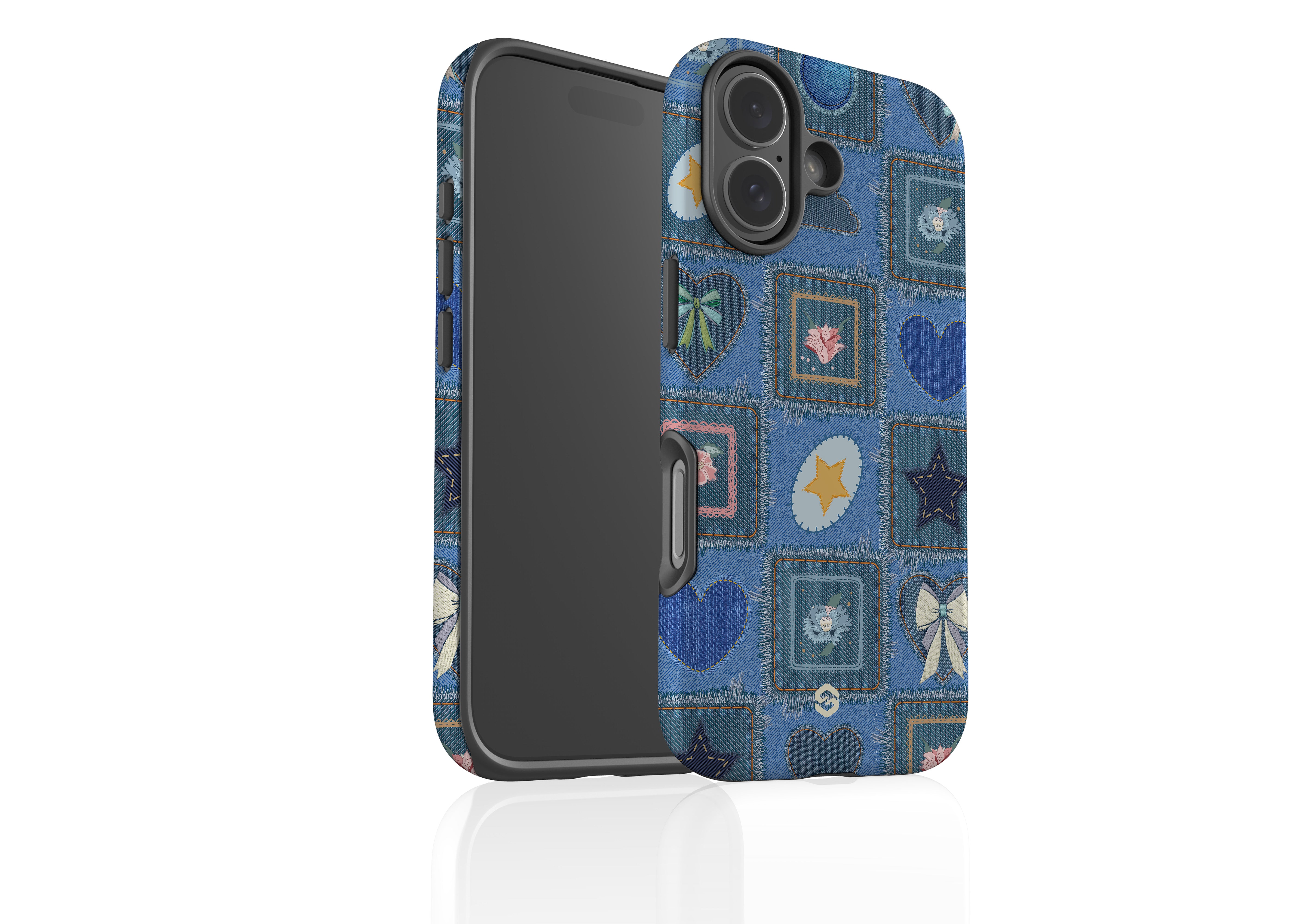 Denim Patchwork Case - iPhone 17 Series