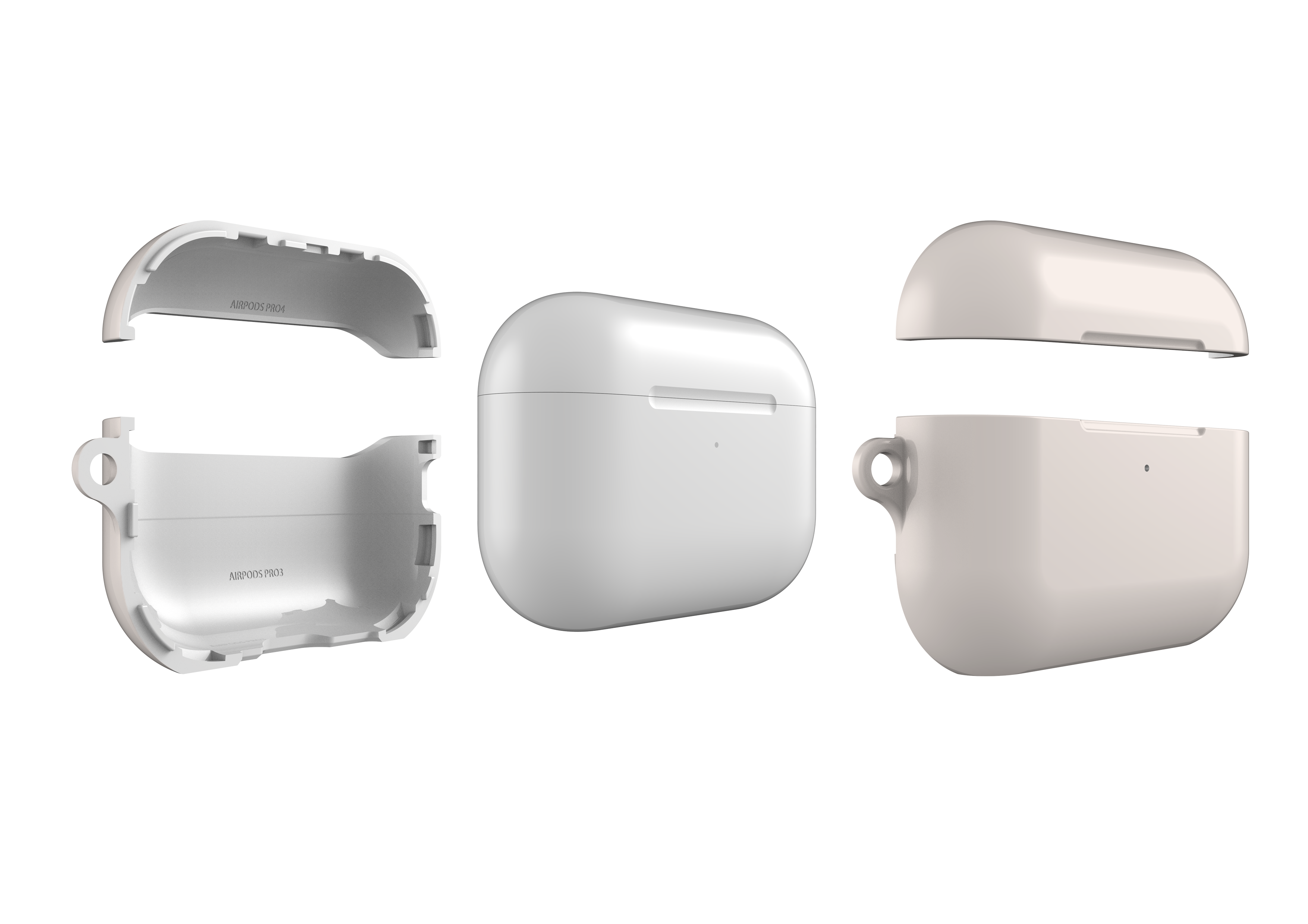 Frosty White AirPods Pro 3 Case