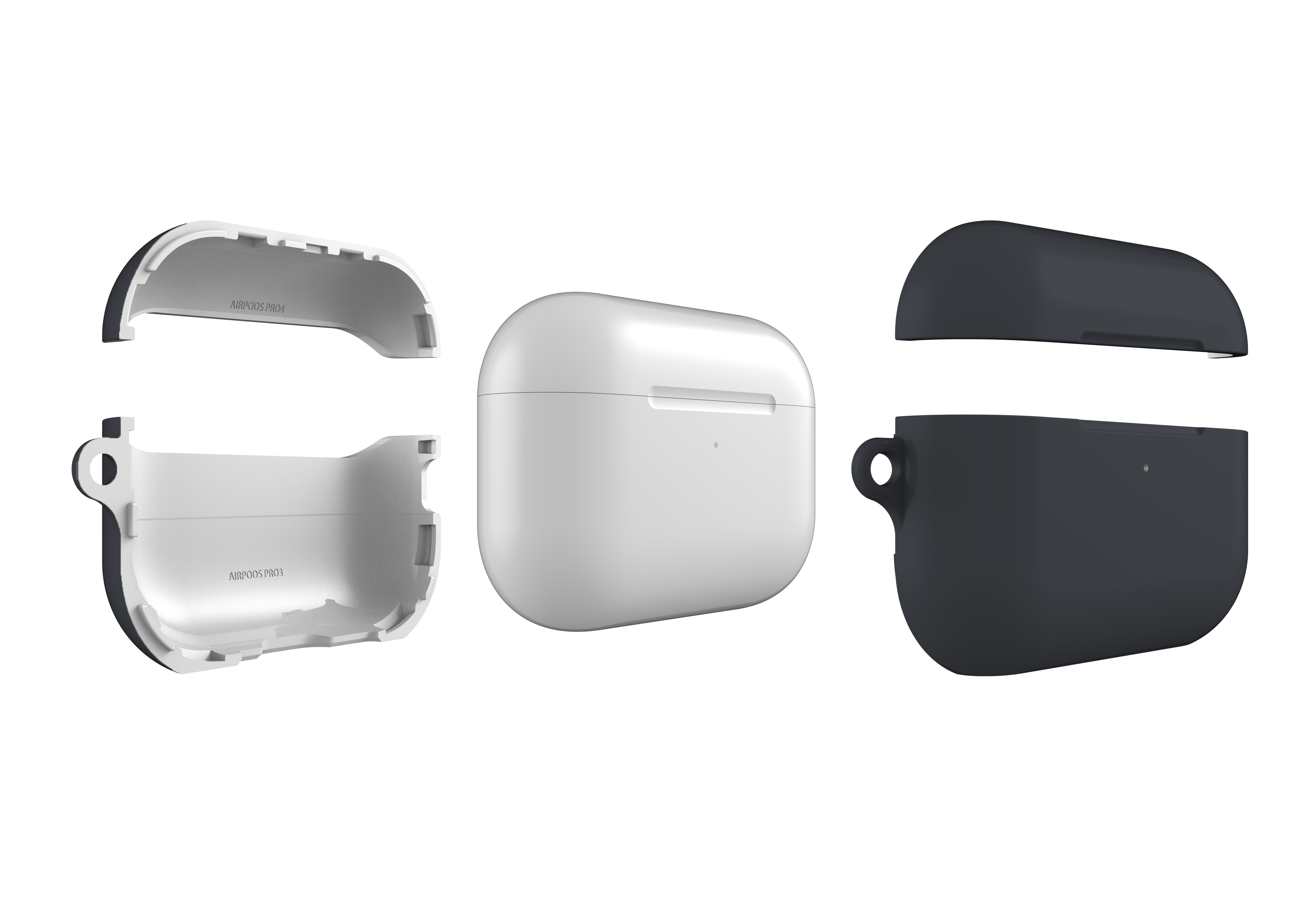 Stormy Grey AirPods Pro 3 Case