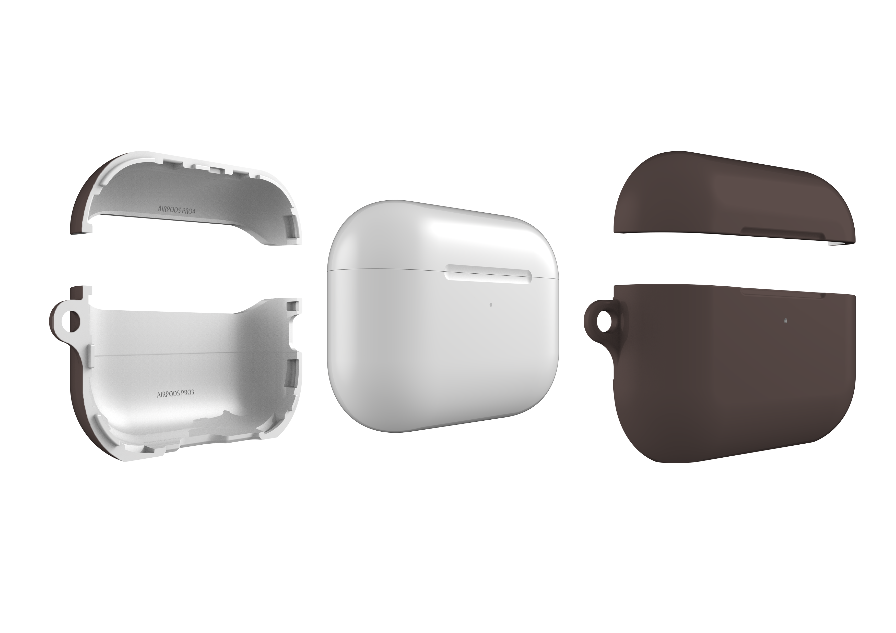 Basic Brown AirPods Pro 3 Case