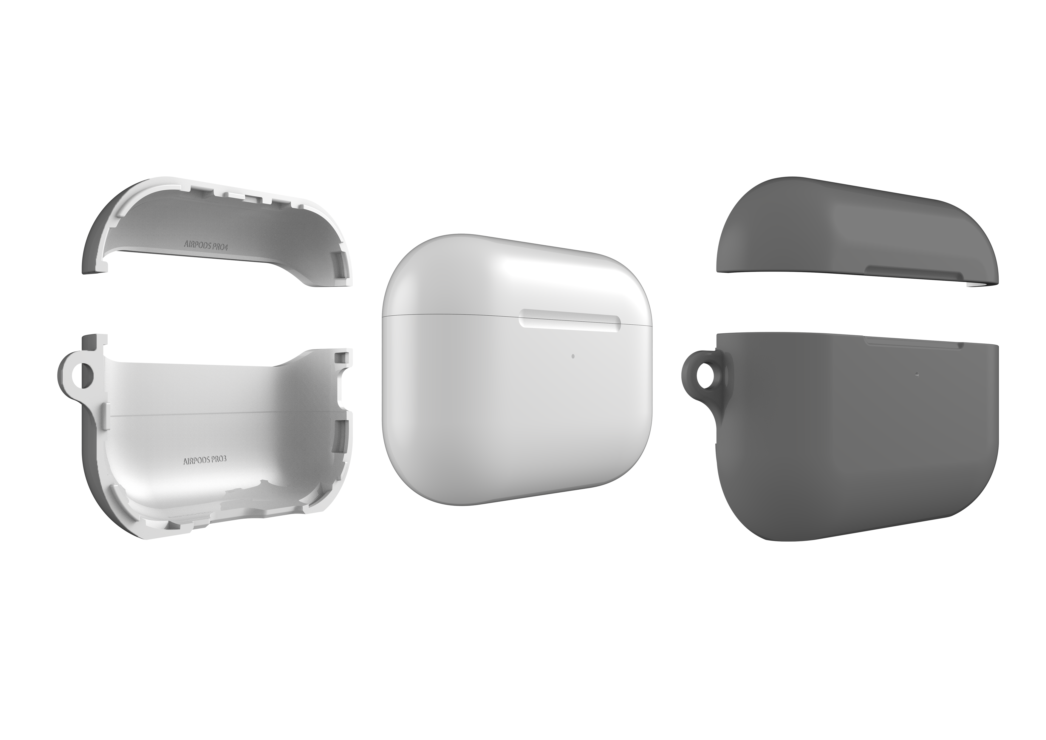 Stormy Grey AirPods Pro 3 Case