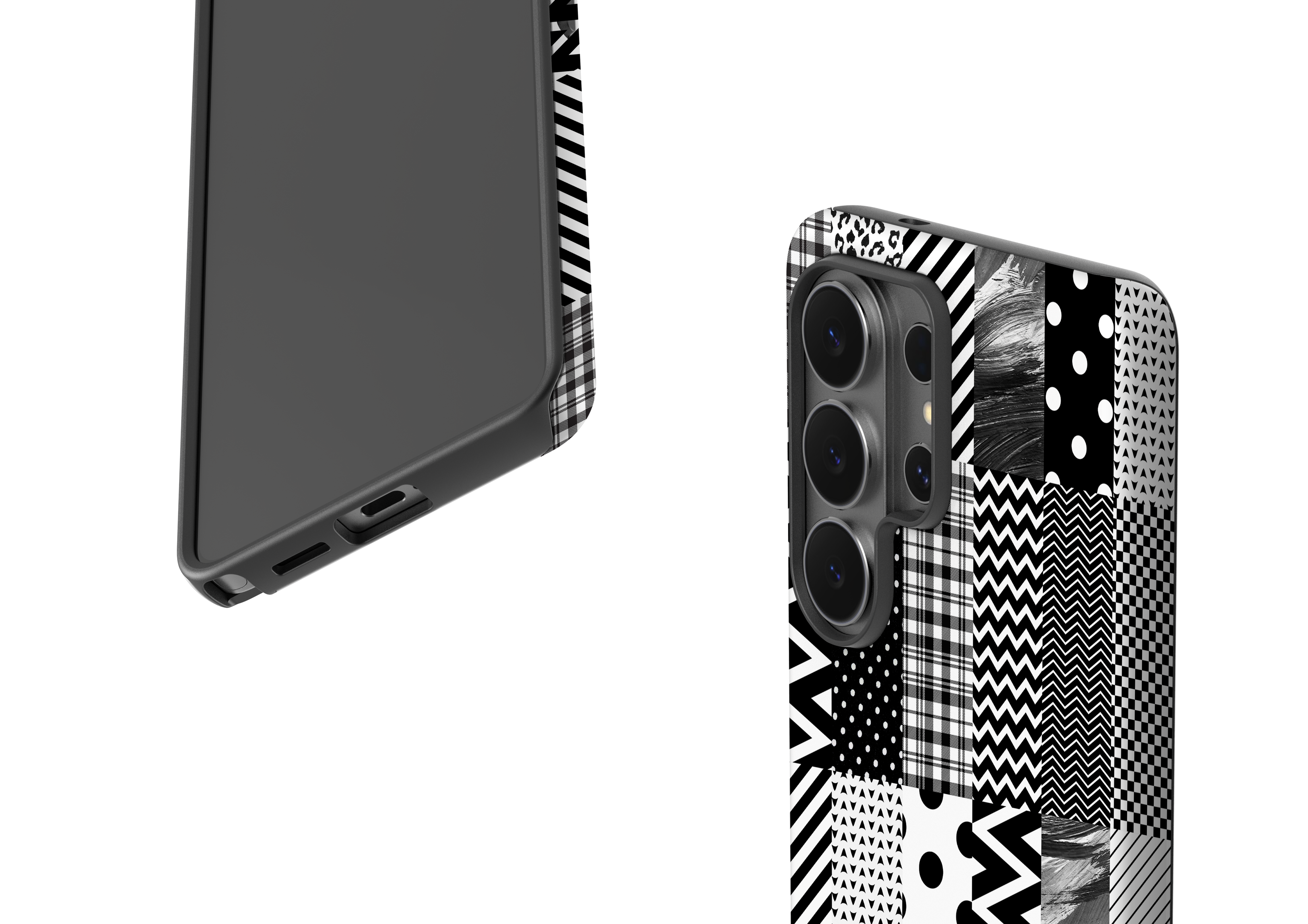 Noir Patchwork Case - Samsung Galaxy S26 Series