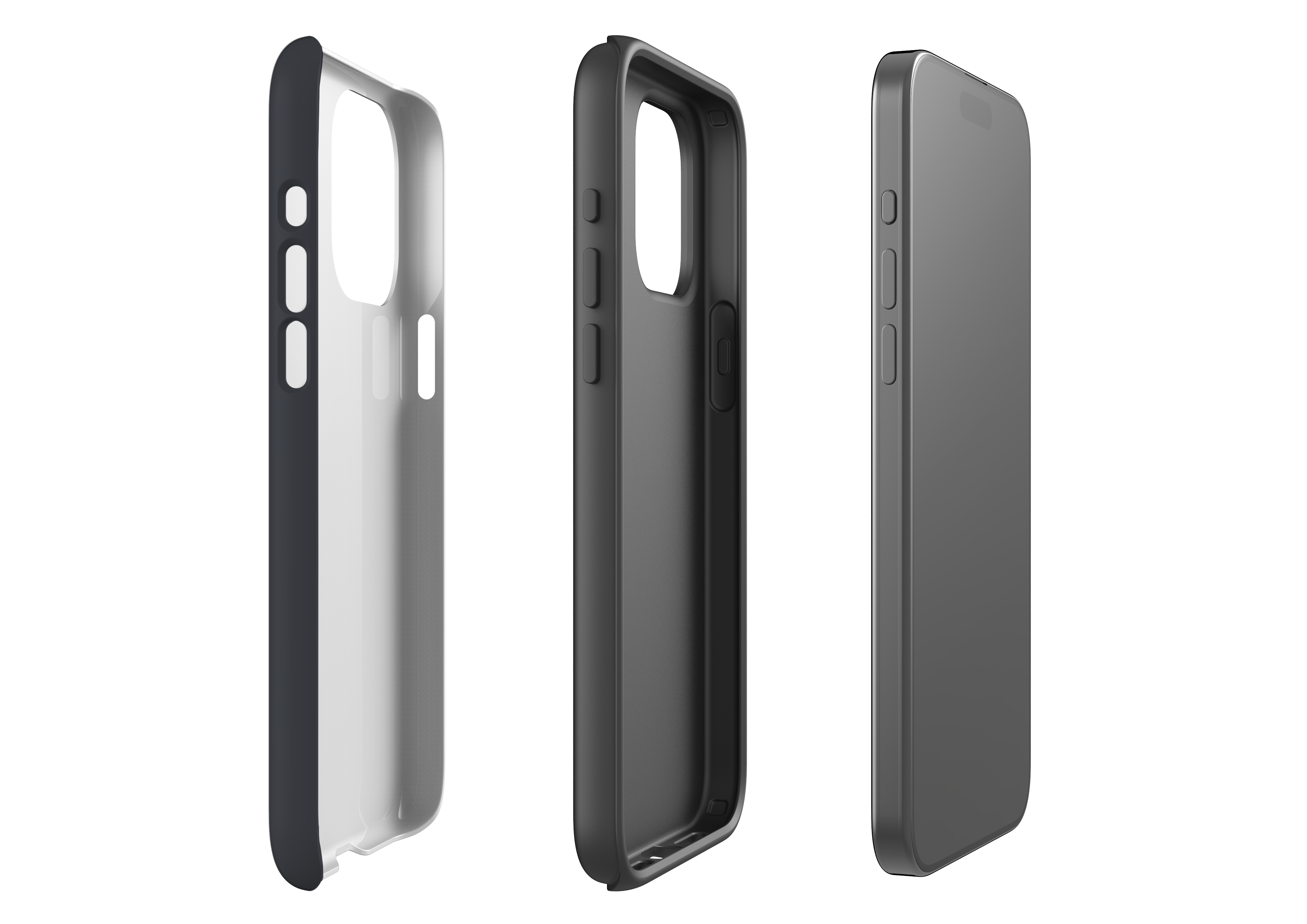 Stormy Grey Case - iPhone 15 Series