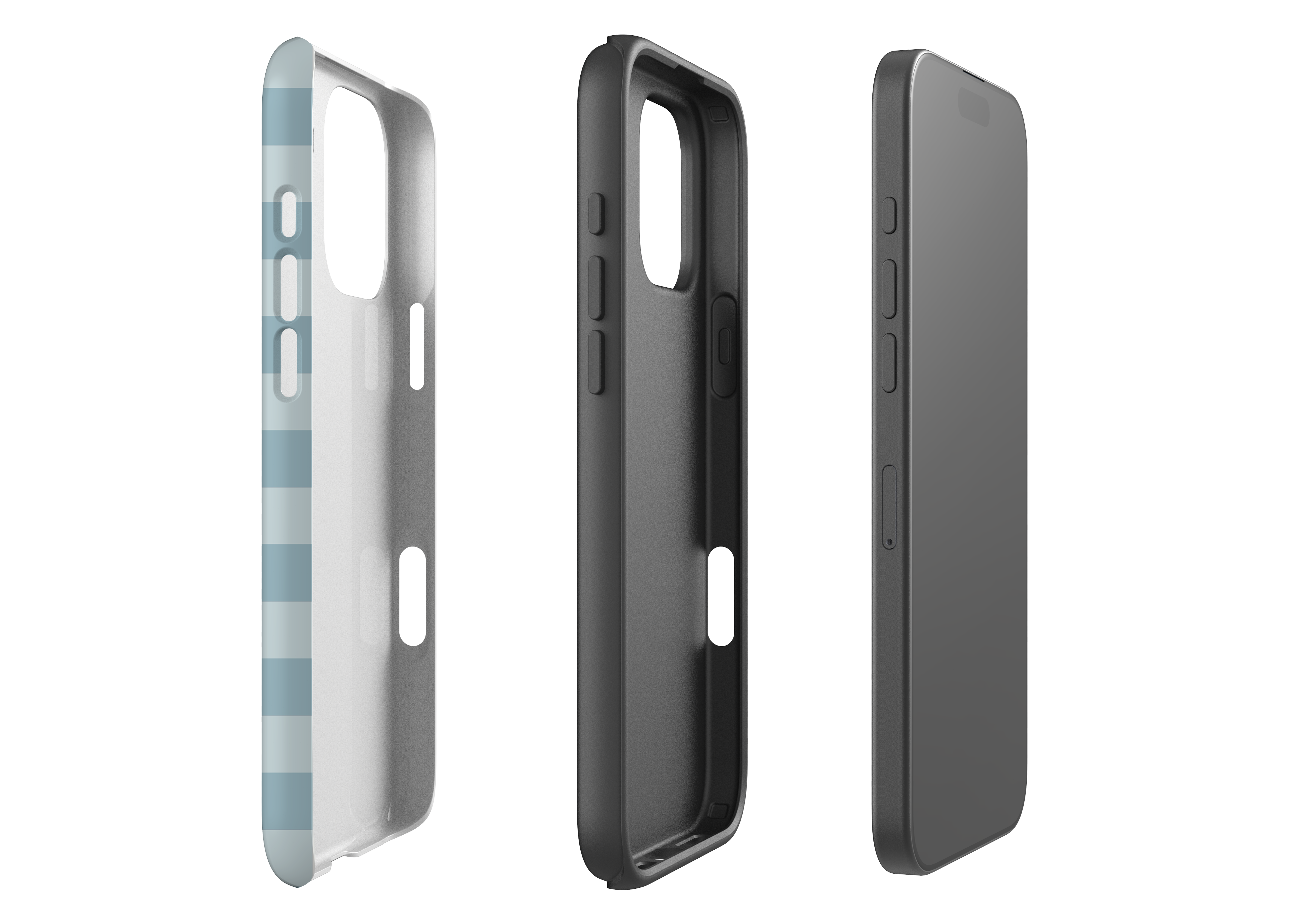 Teal Check Case - iPhone 16 Series