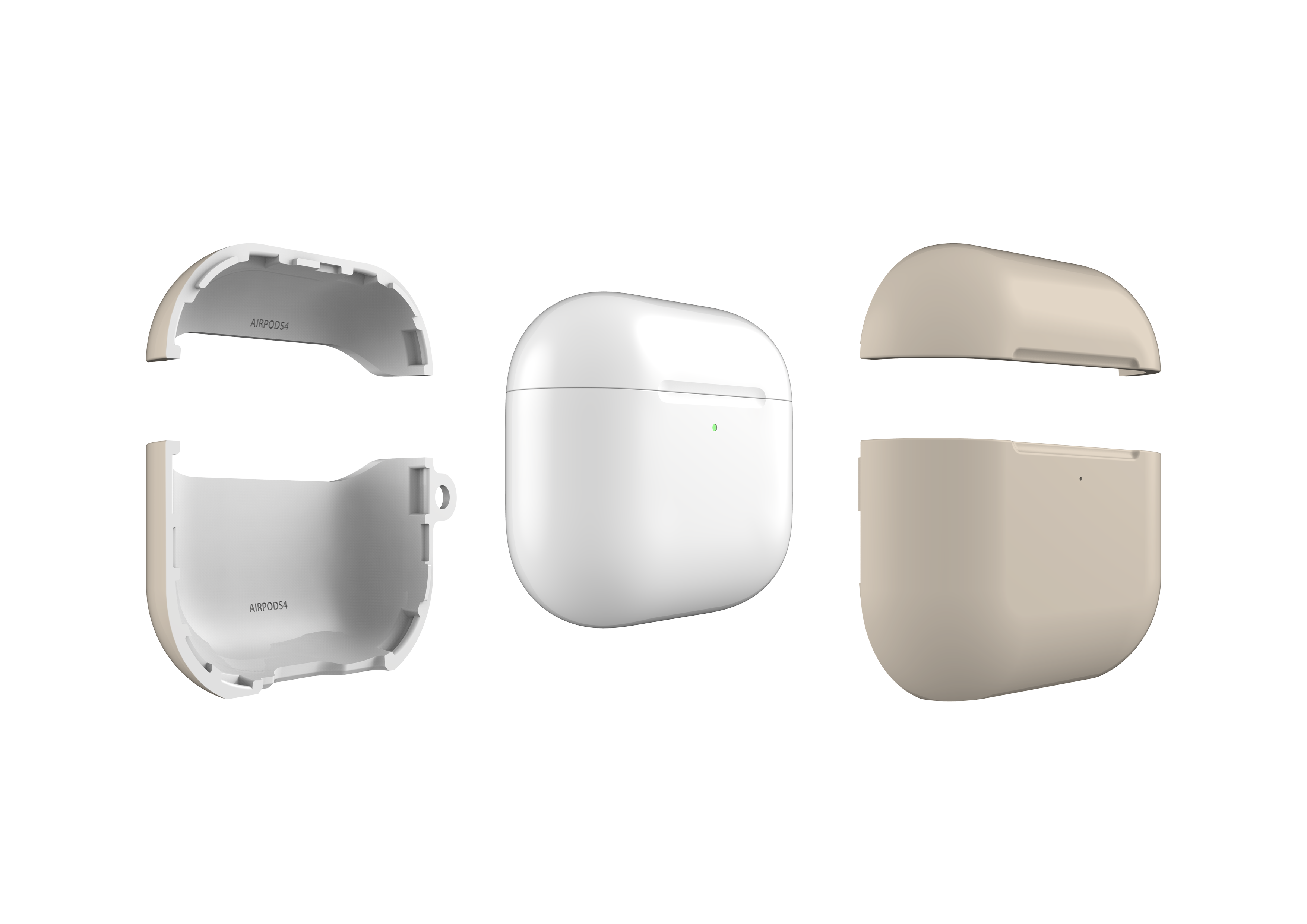 Frosty White AirPods 4 Case