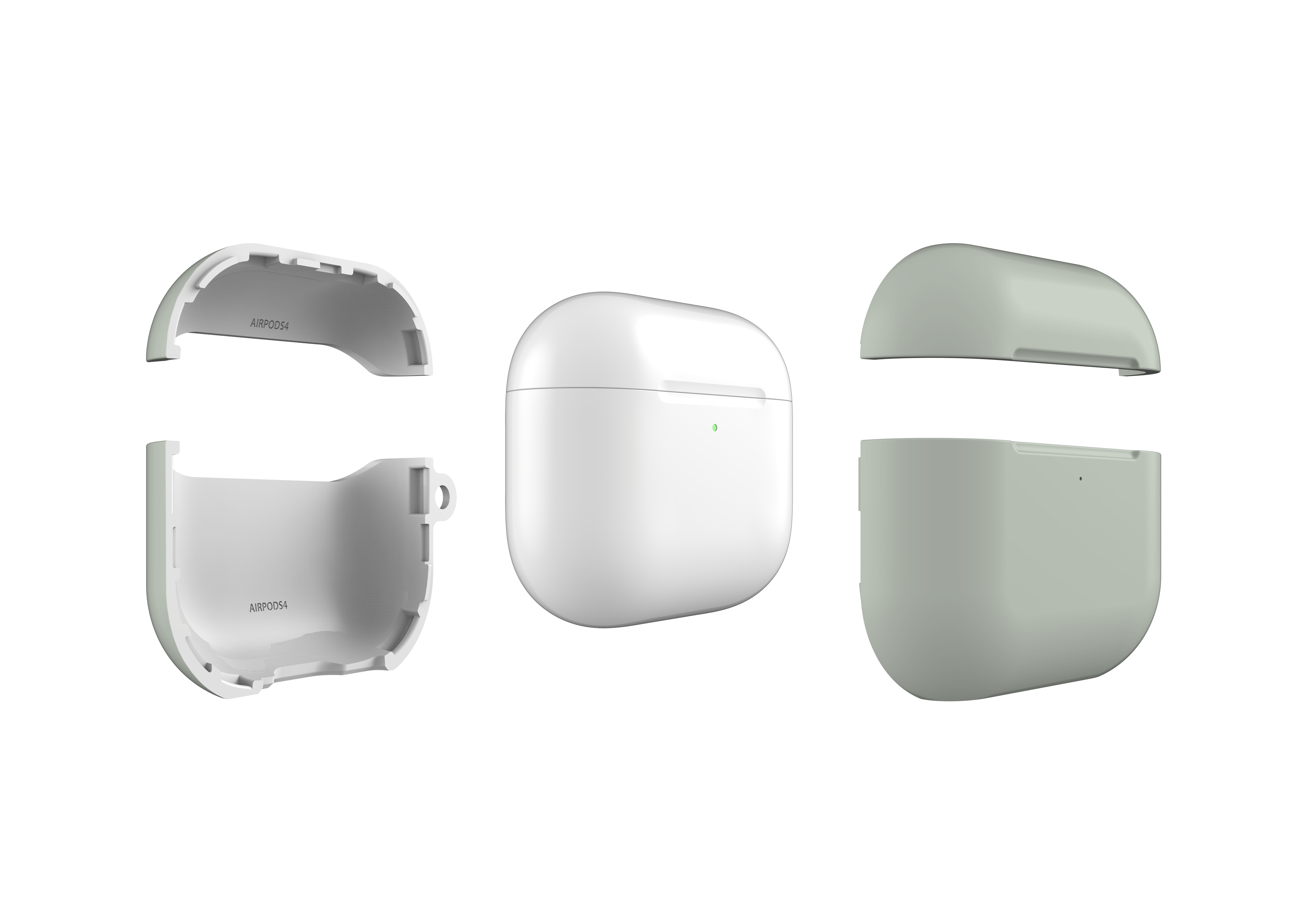 Stormy Grey AirPods 4 Case