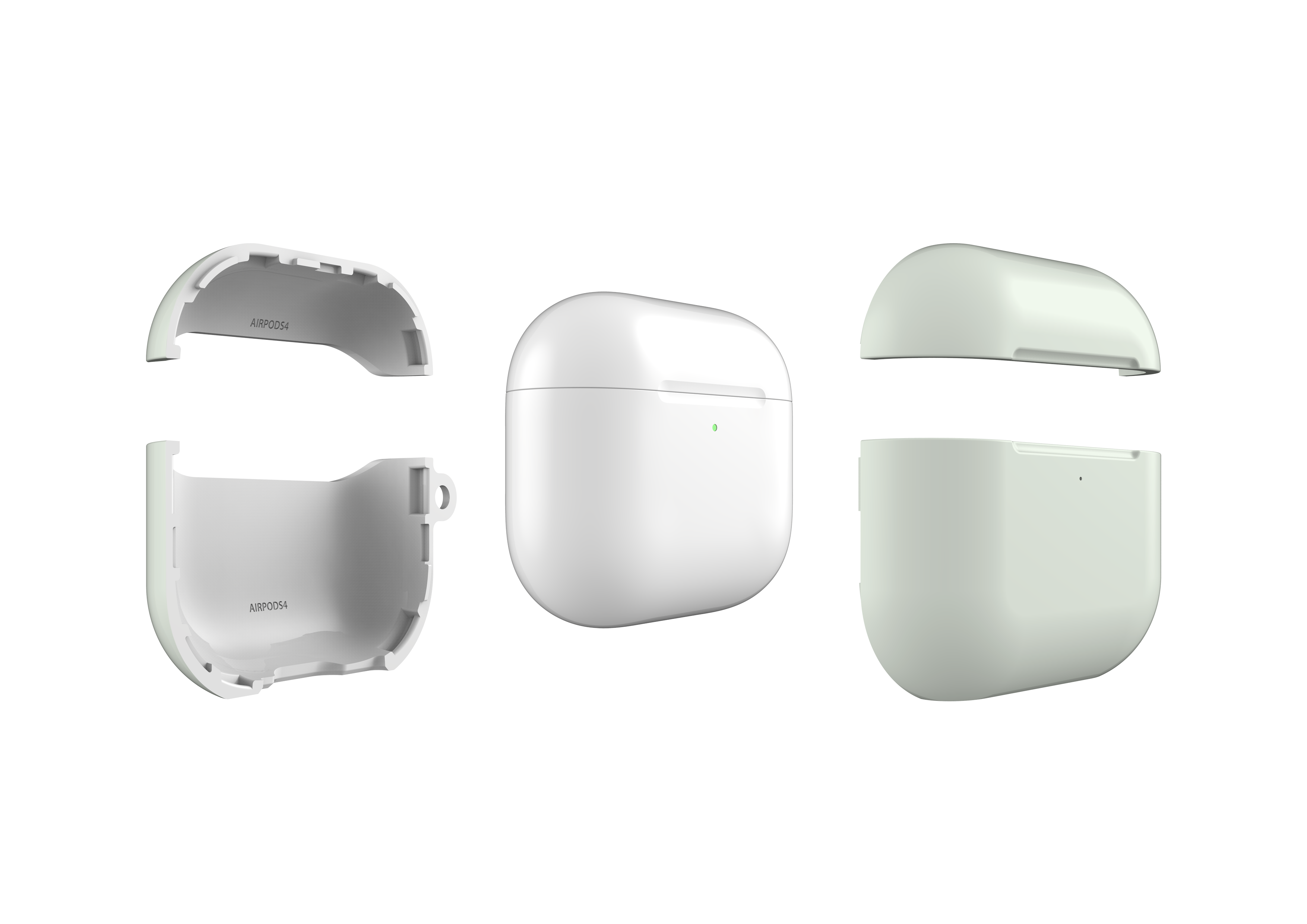 Frosty White AirPods 4 Case
