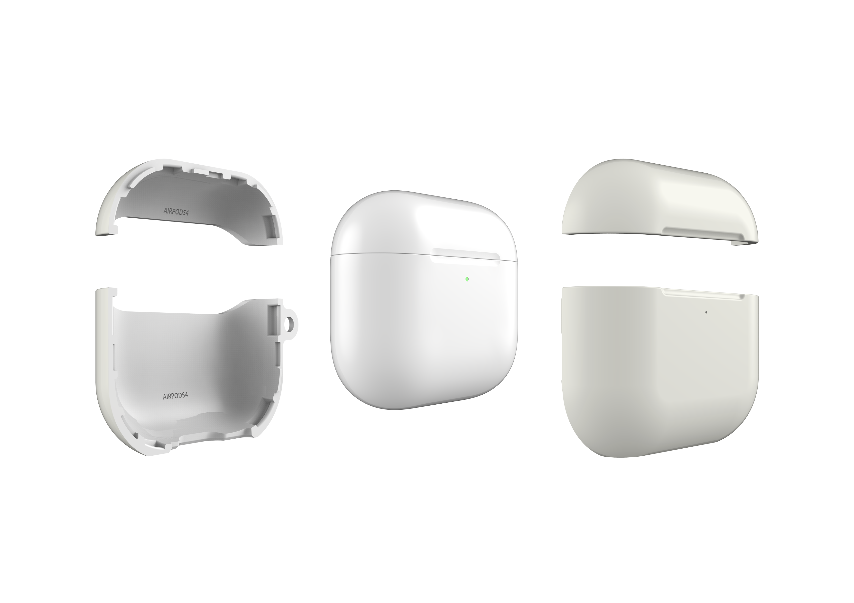 Frosty White AirPods 4 Case