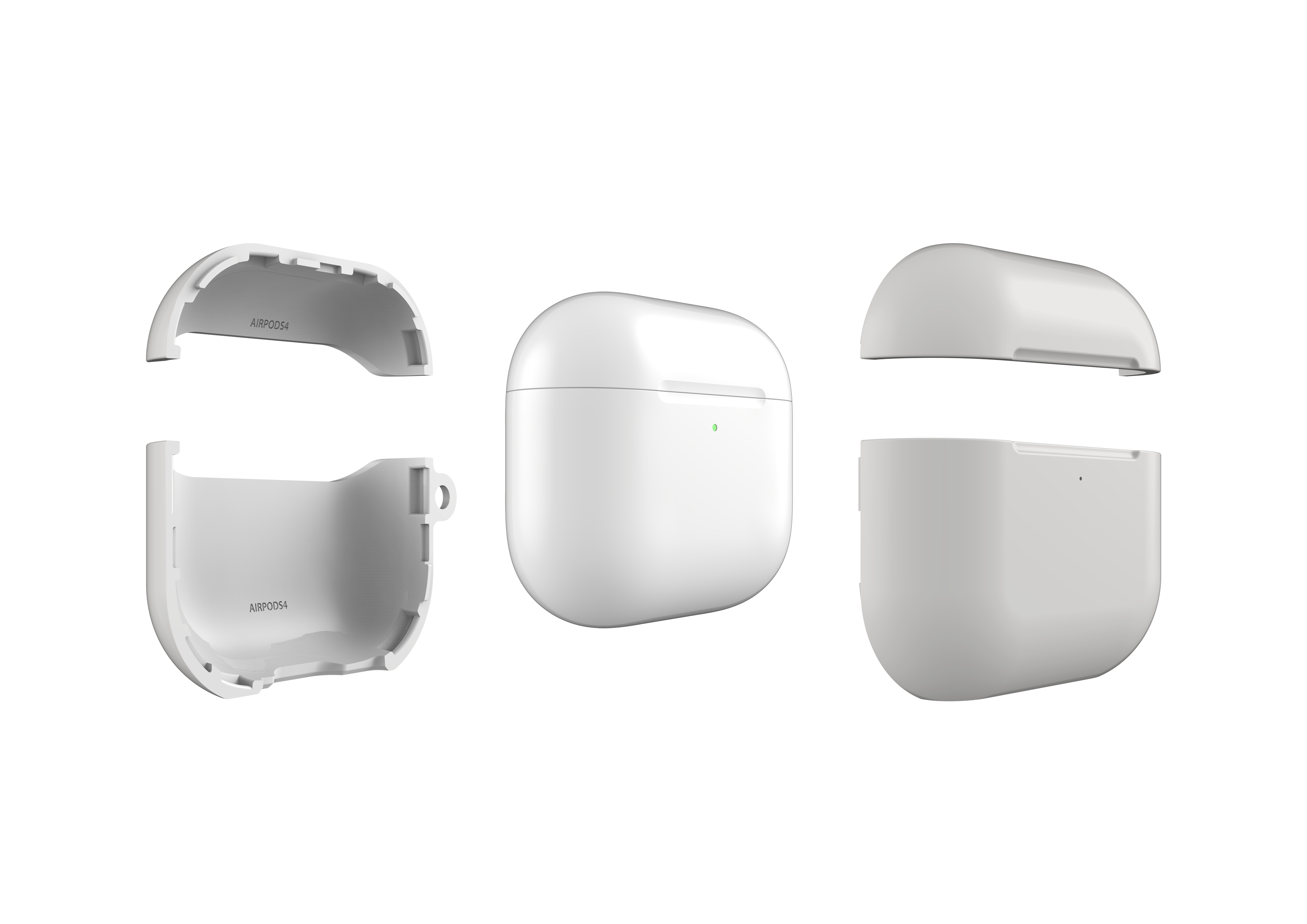 Frosty White AirPods 4 Case