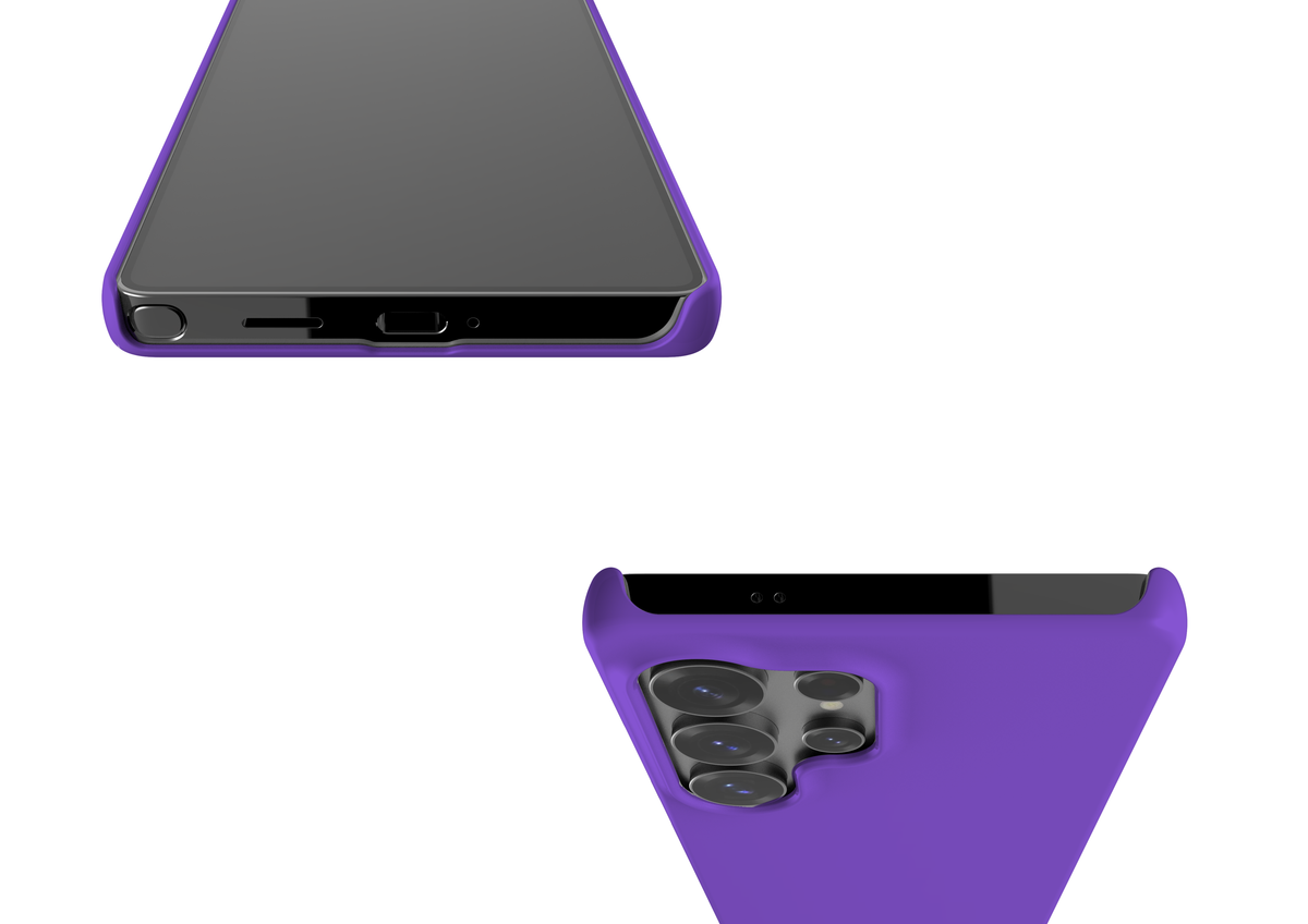 Vivid Violet Snap Case in Gloss - Samsung Galaxy S25 Series