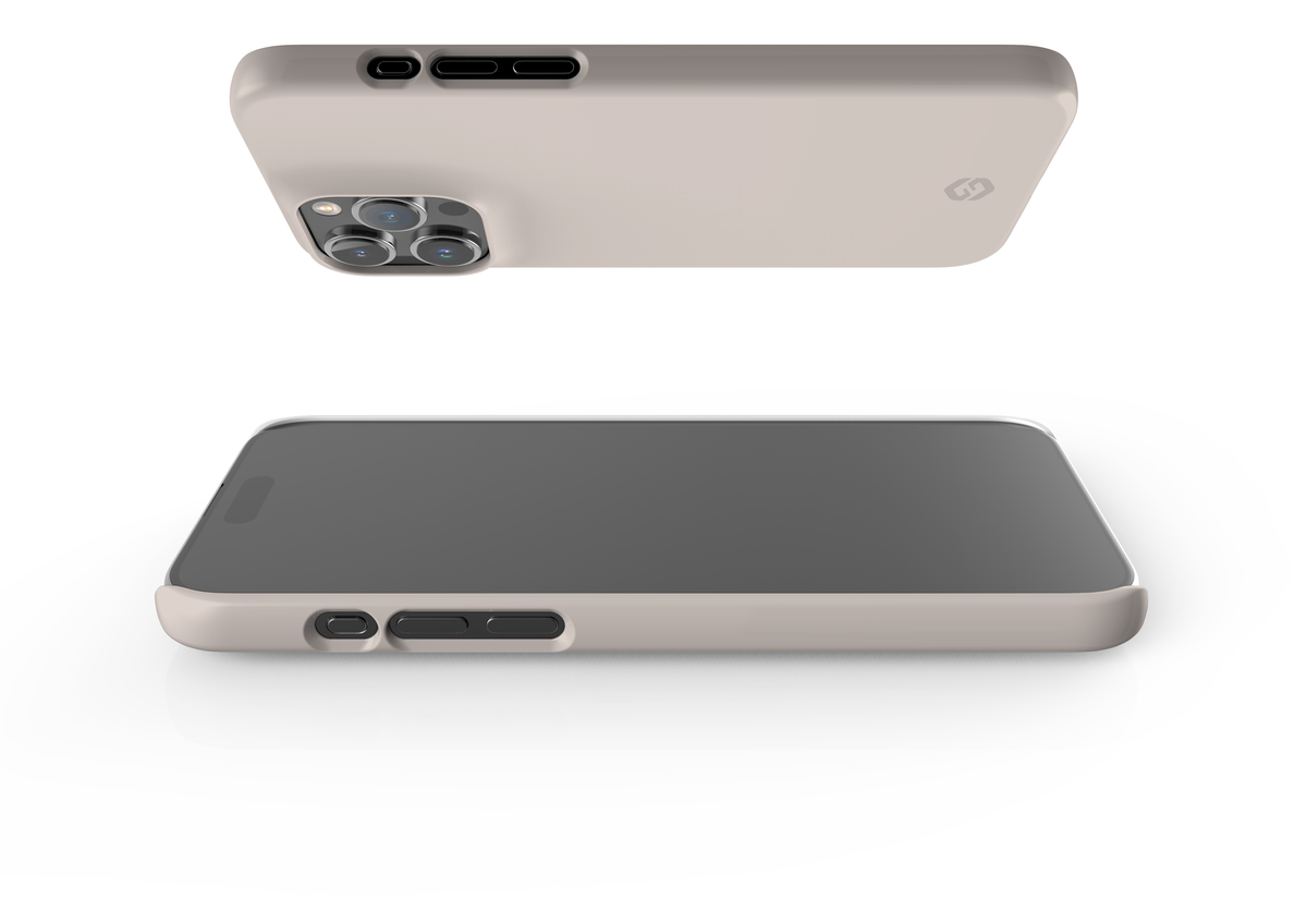 Basic Brown Snap Case in Gloss - iPhone 15 Series