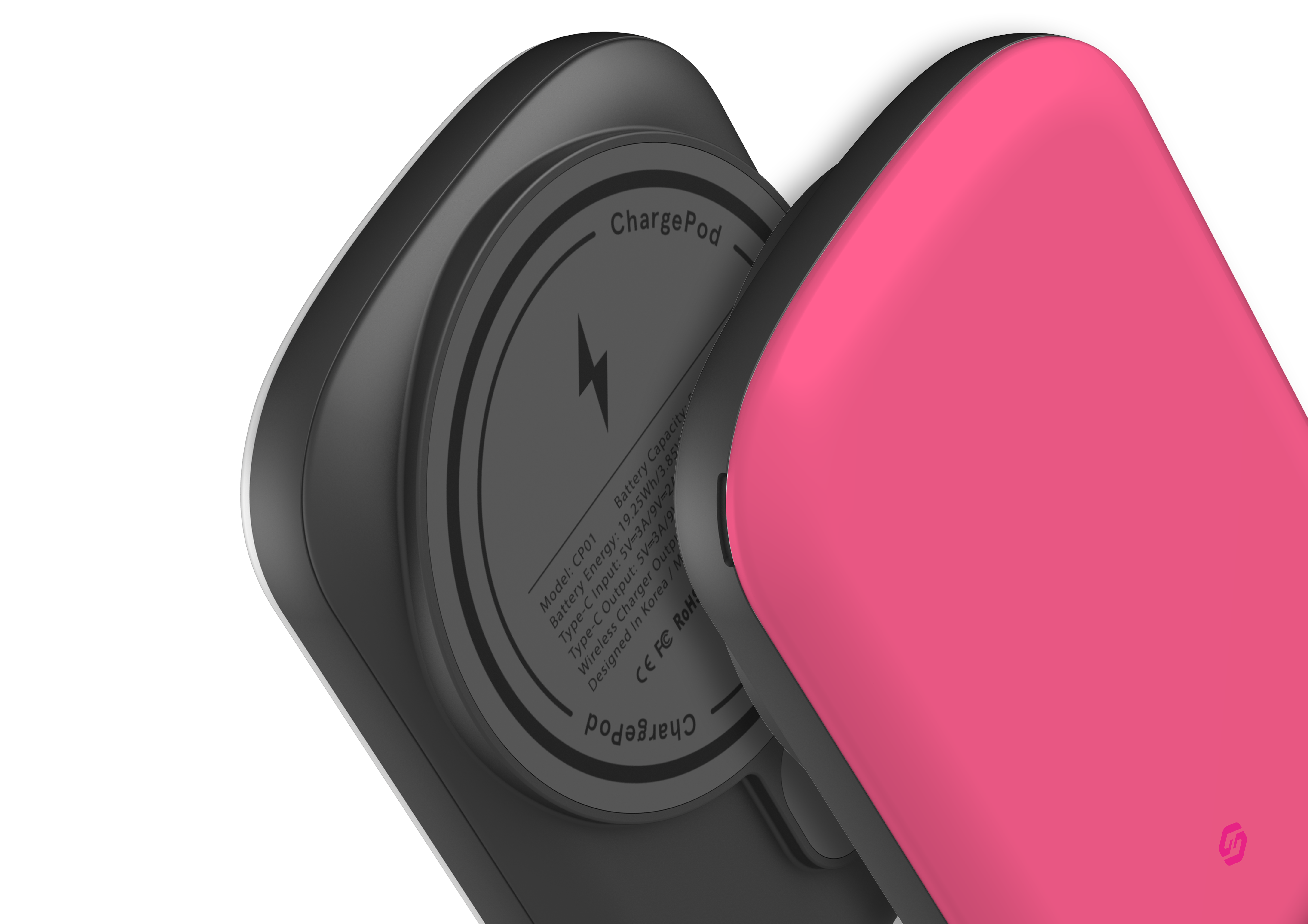 Playful Pink MagSafe Power Bank