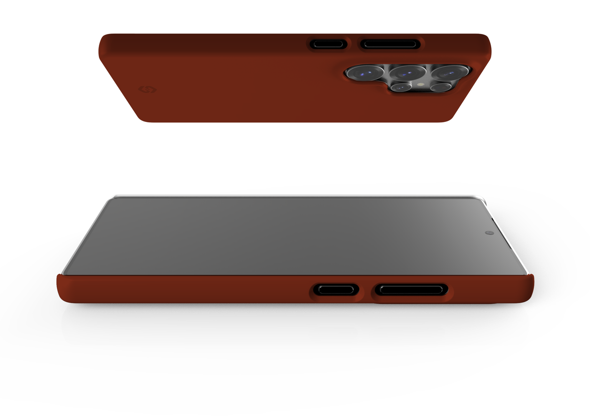 Basic Brown Snap Case in Gloss - Samsung Galaxy S25 Series