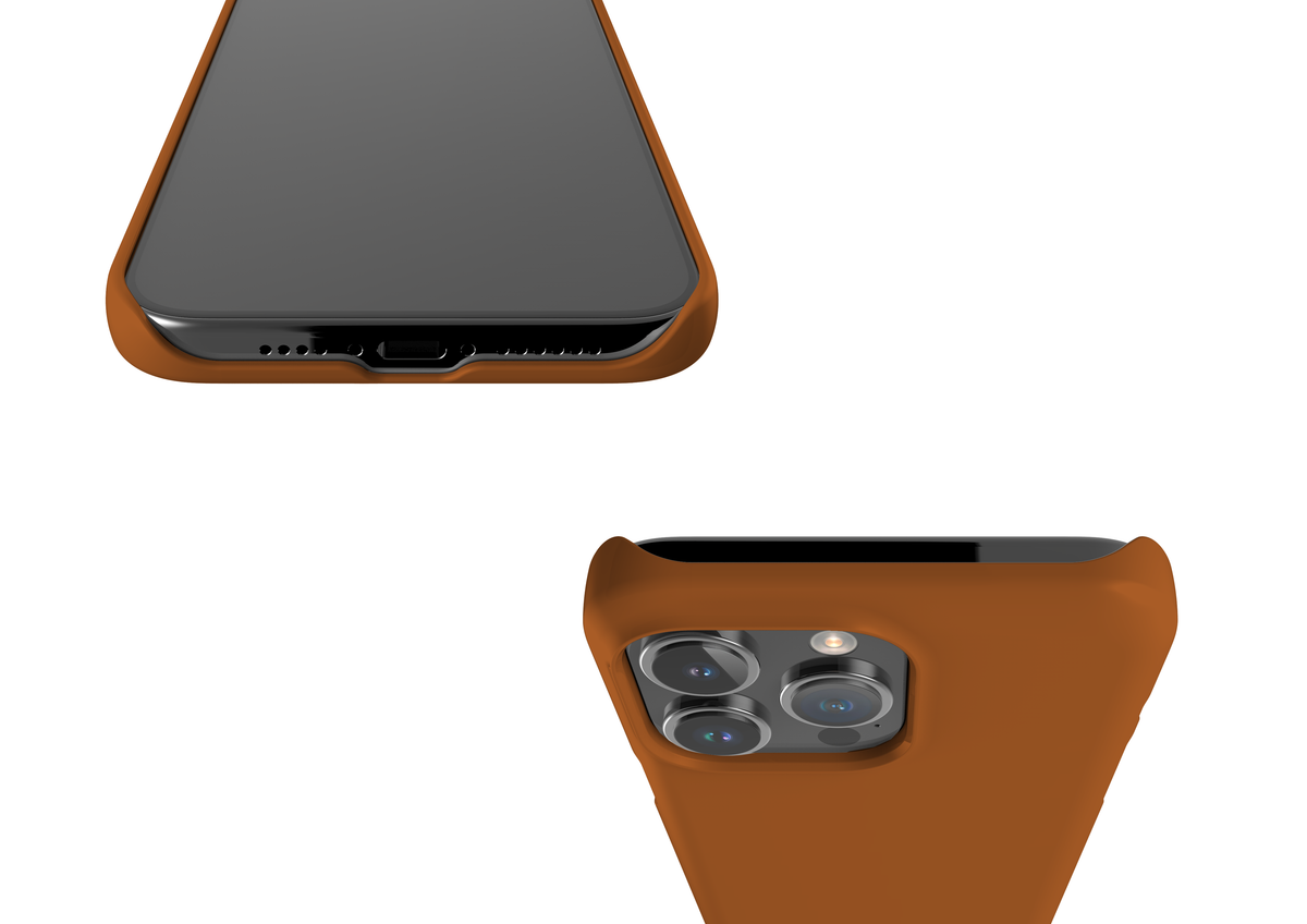 Basic Brown Snap Case in Gloss - iPhone 15 Series