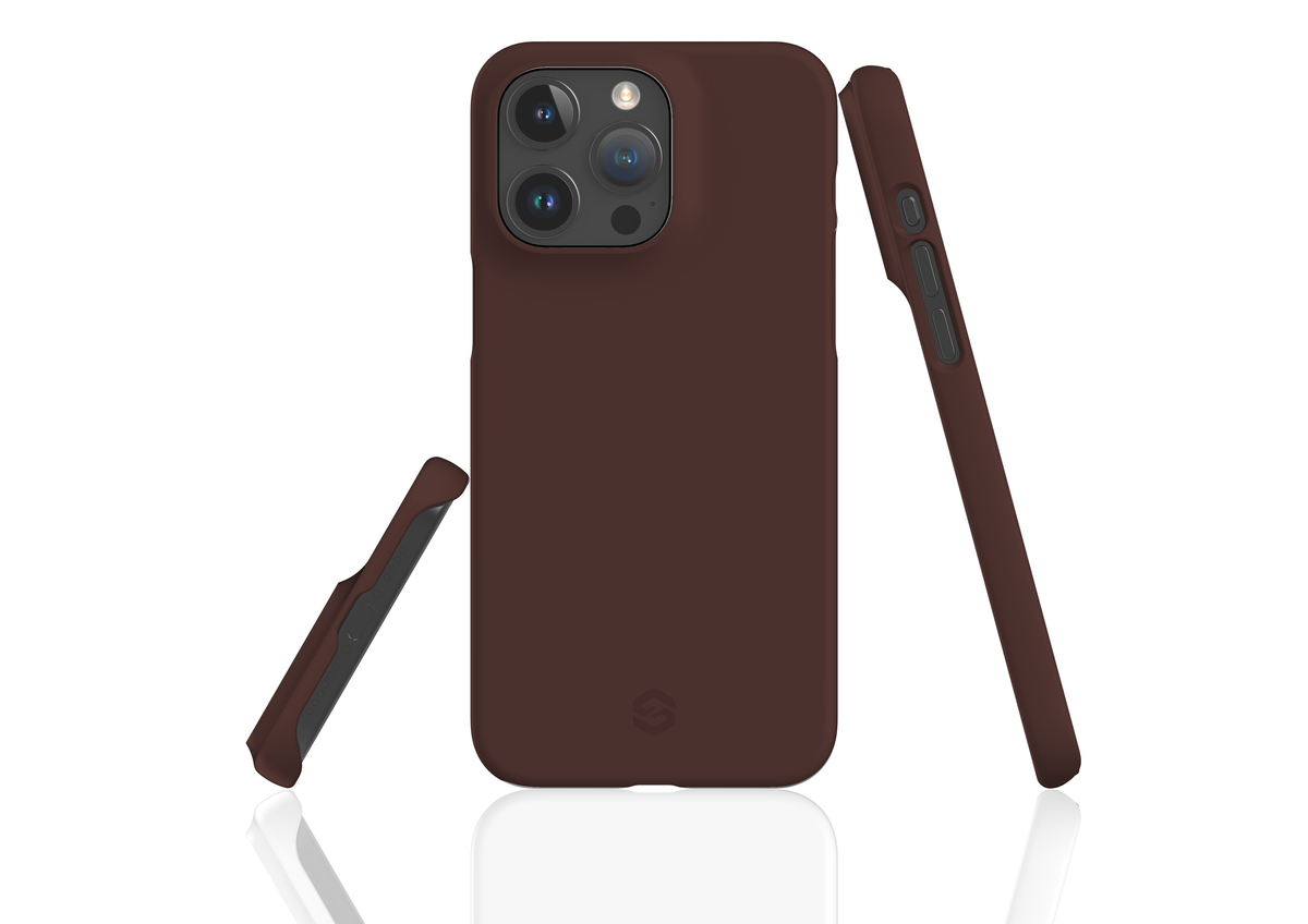 Basic Brown Snap Case in Gloss - iPhone 15 Series