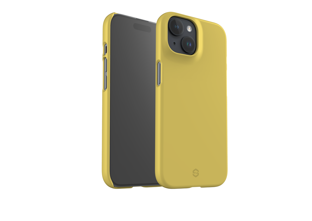 Mellow Yellow Snap Case in Gloss - iPhone 15 Series