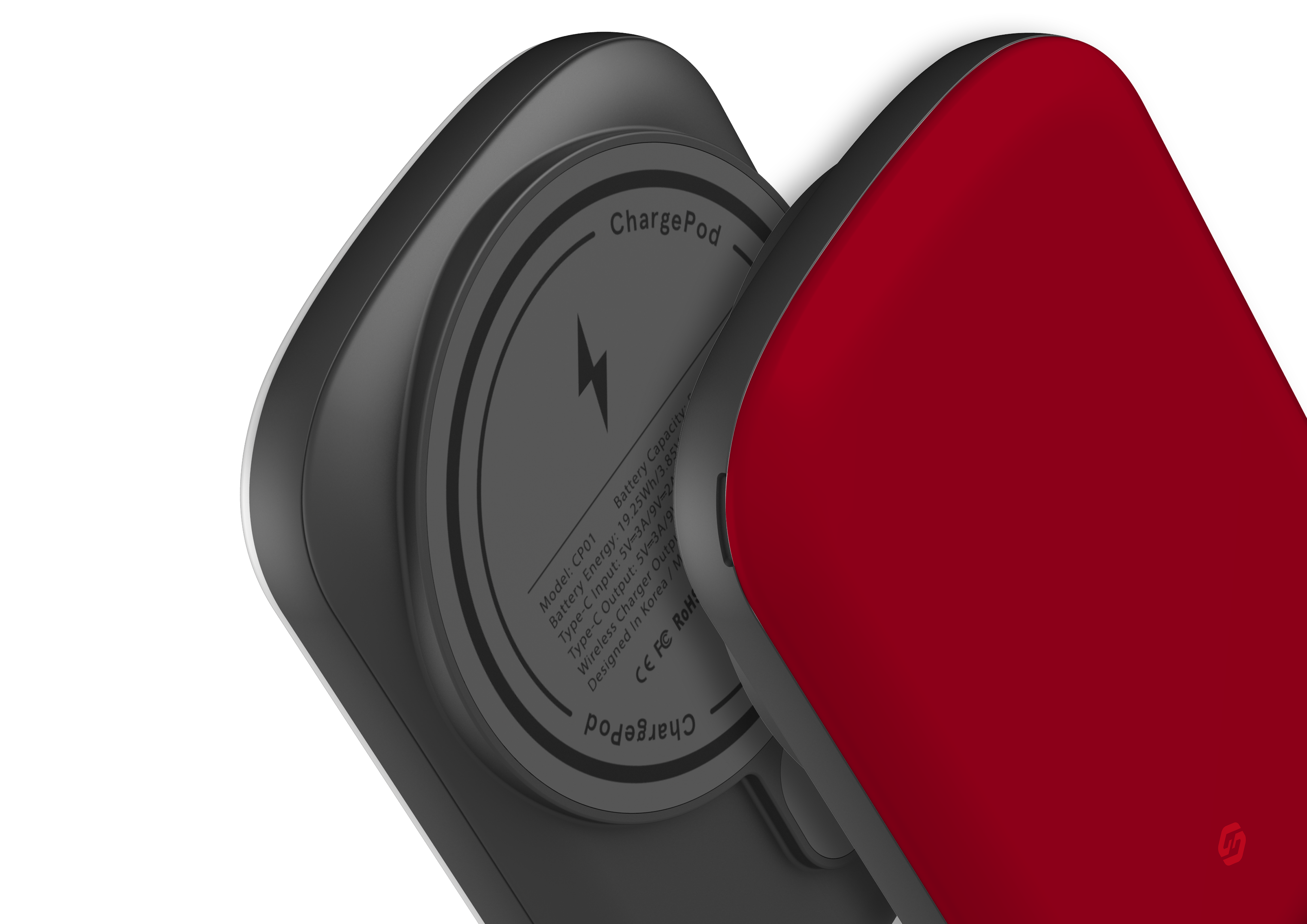 Roaring Red MagSafe Power Bank