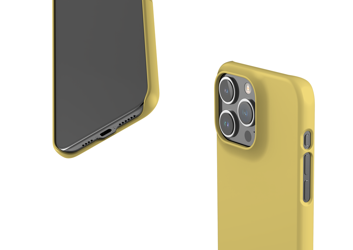Mellow Yellow Snap Case in Gloss - iPhone 15 Series