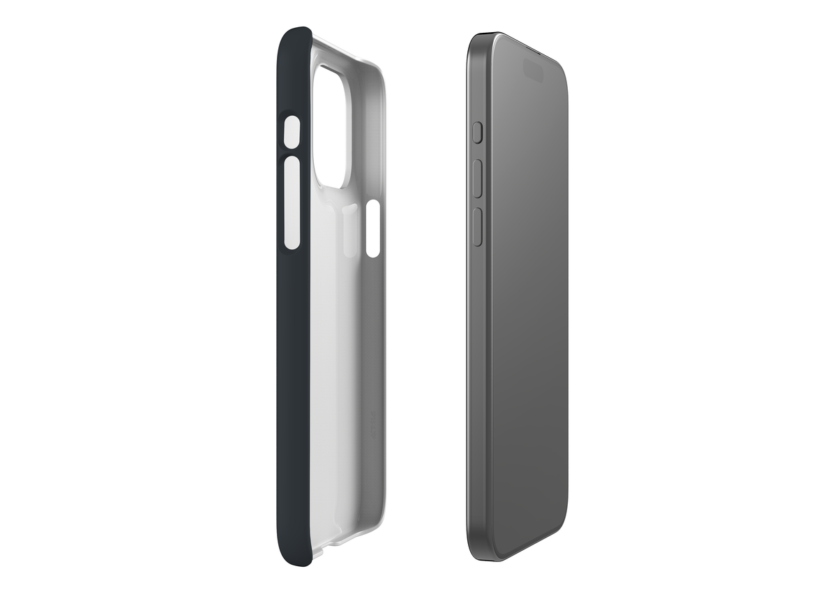 Stormy Grey Snap Case in Gloss - iPhone 15 Series