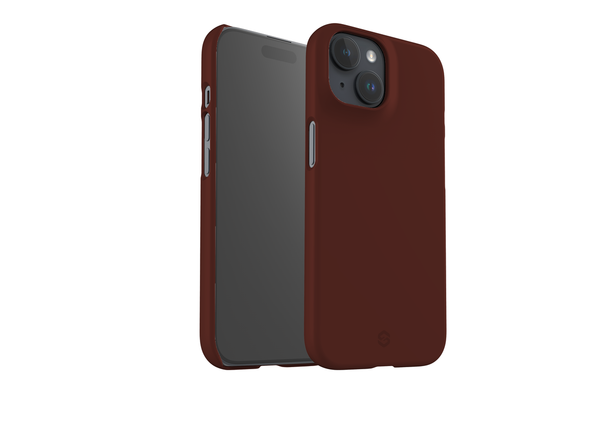 Basic Brown Snap Case in Gloss - iPhone 15 Series