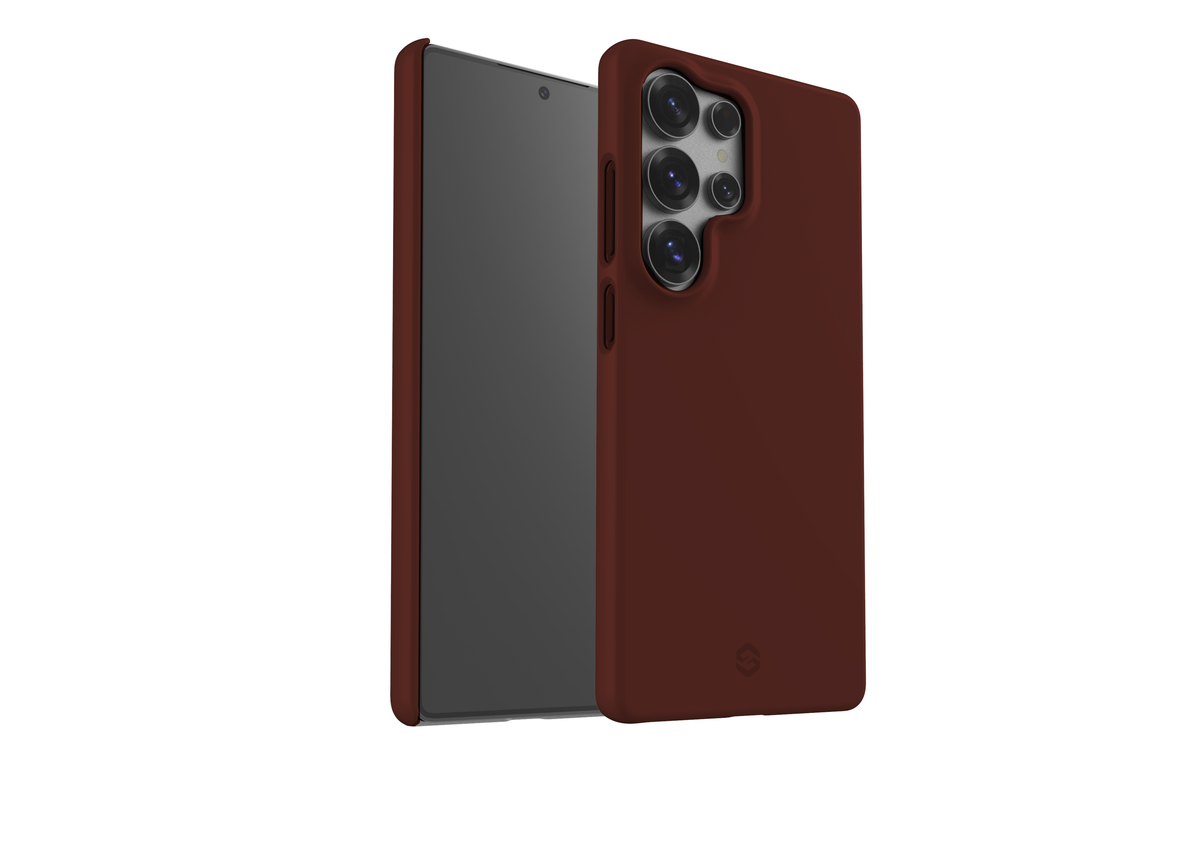 Basic Brown Snap Case in Gloss - Samsung Galaxy S25 Series