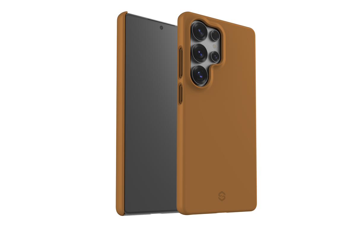 Basic Brown Snap Case in Gloss - Samsung Galaxy S25 Series