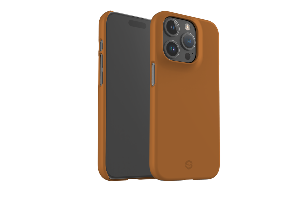 Basic Brown Snap Case in Gloss - iPhone 15 Series