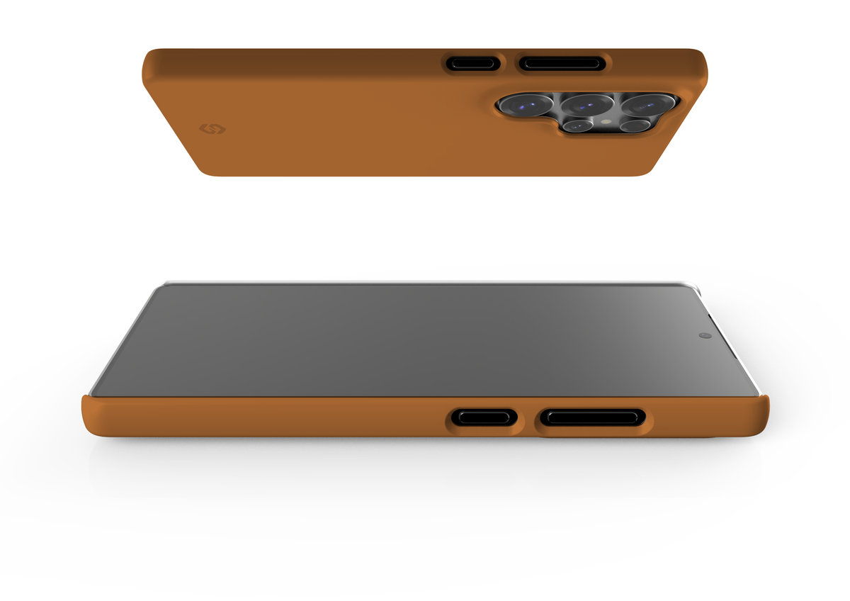 Basic Brown Snap Case in Gloss - Samsung Galaxy S25 Series