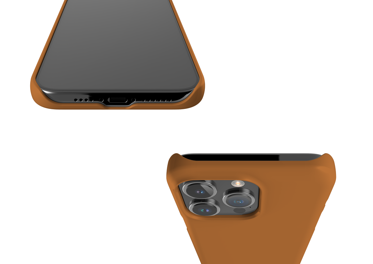 Basic Brown Snap Case in Gloss - iPhone 15 Series