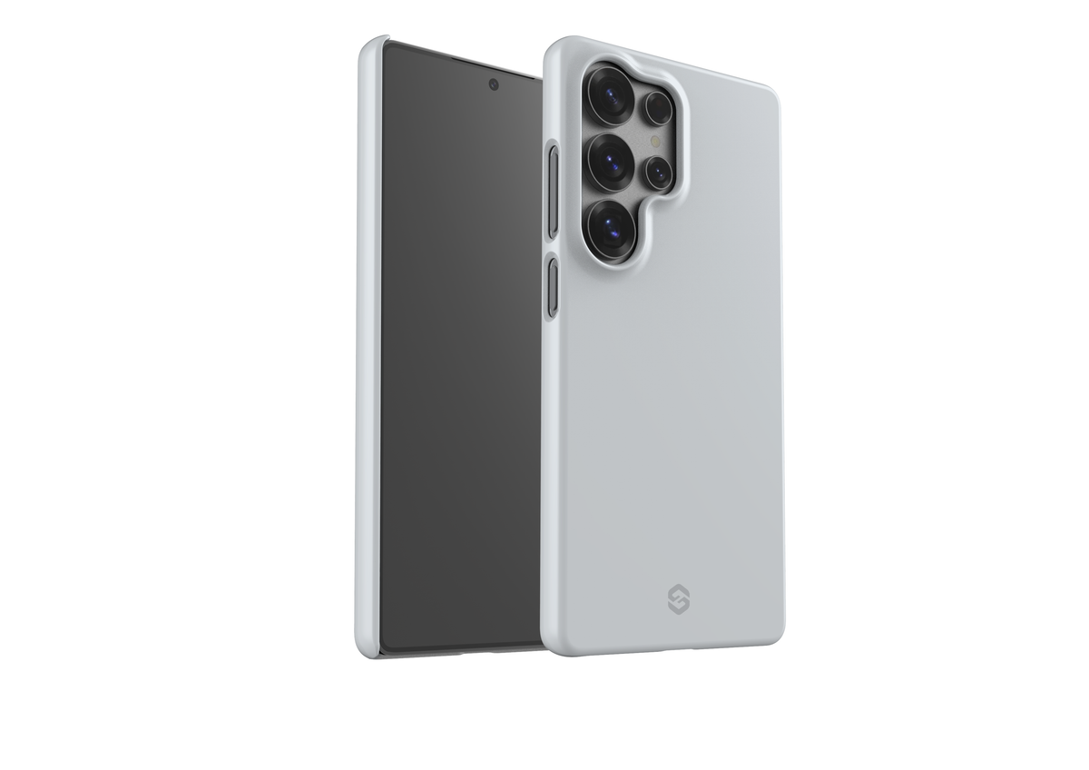 Frosty White Snap Case in Gloss - Samsung Galaxy S25 Series