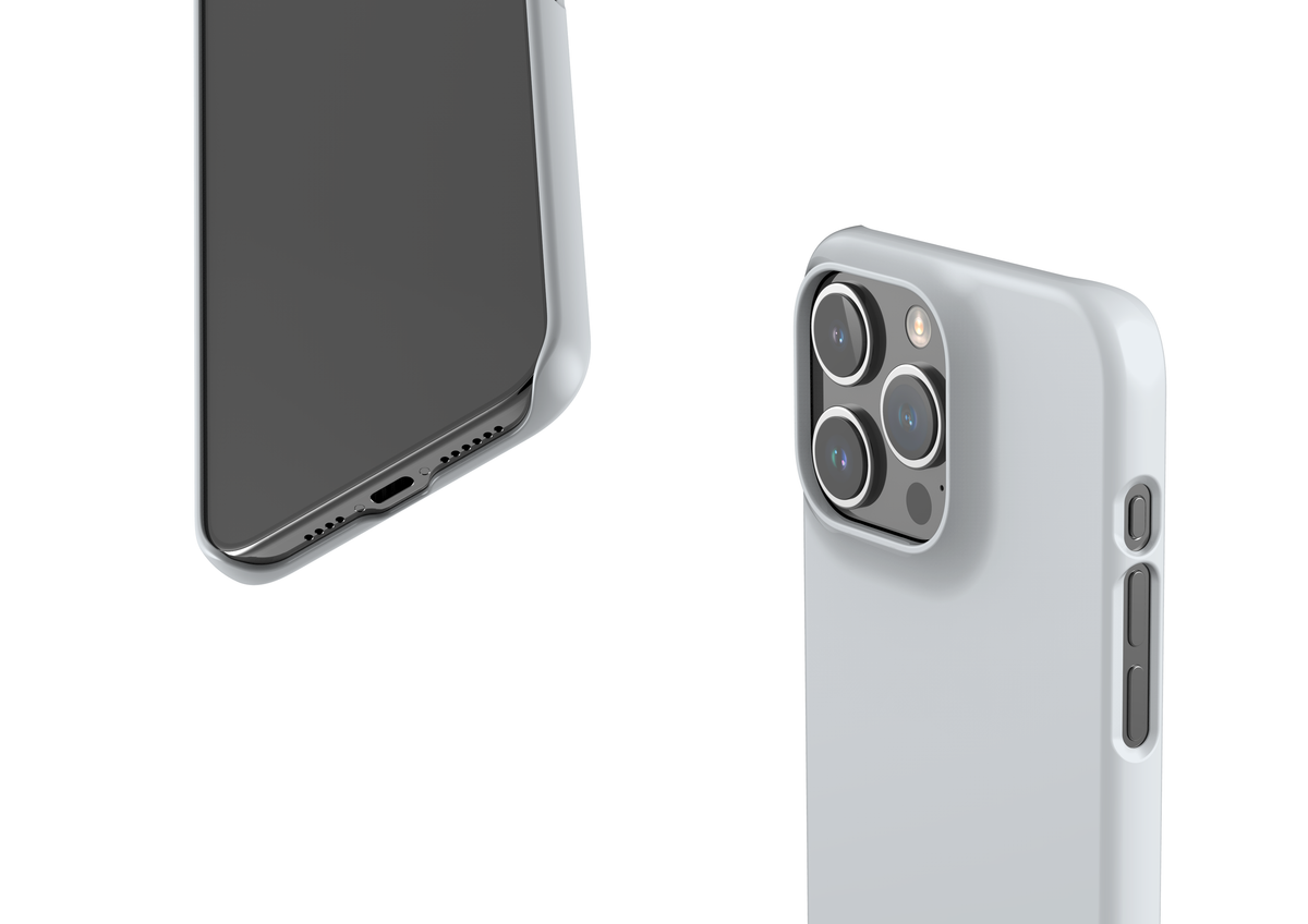 Frosty White Snap Case in Gloss - iPhone 15 Series