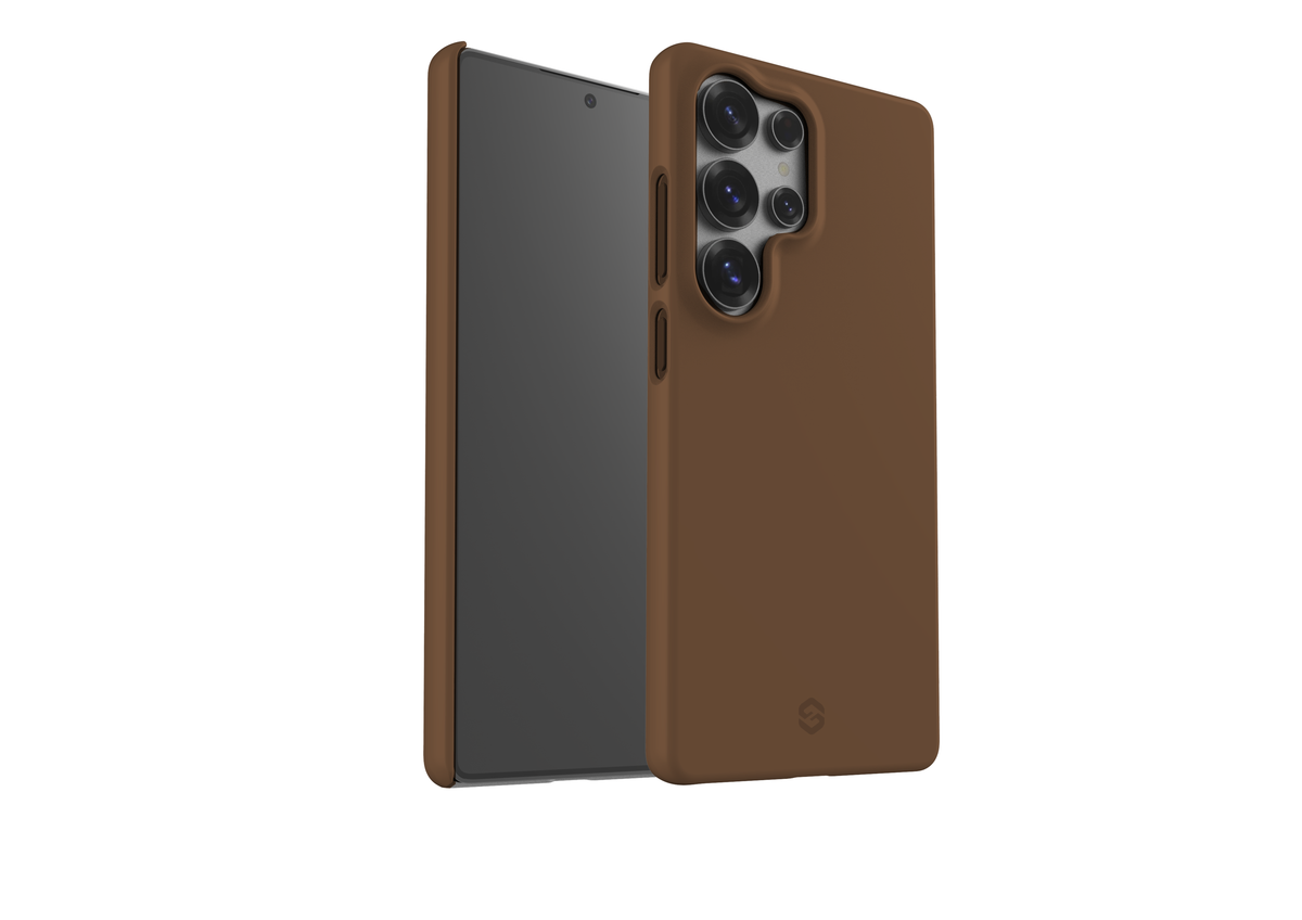 Basic Brown Snap Case in Gloss - Samsung Galaxy S25 Series