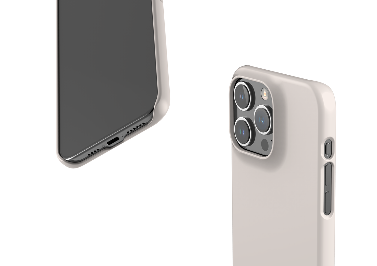 Frosty White Snap Case in Gloss - iPhone 15 Series