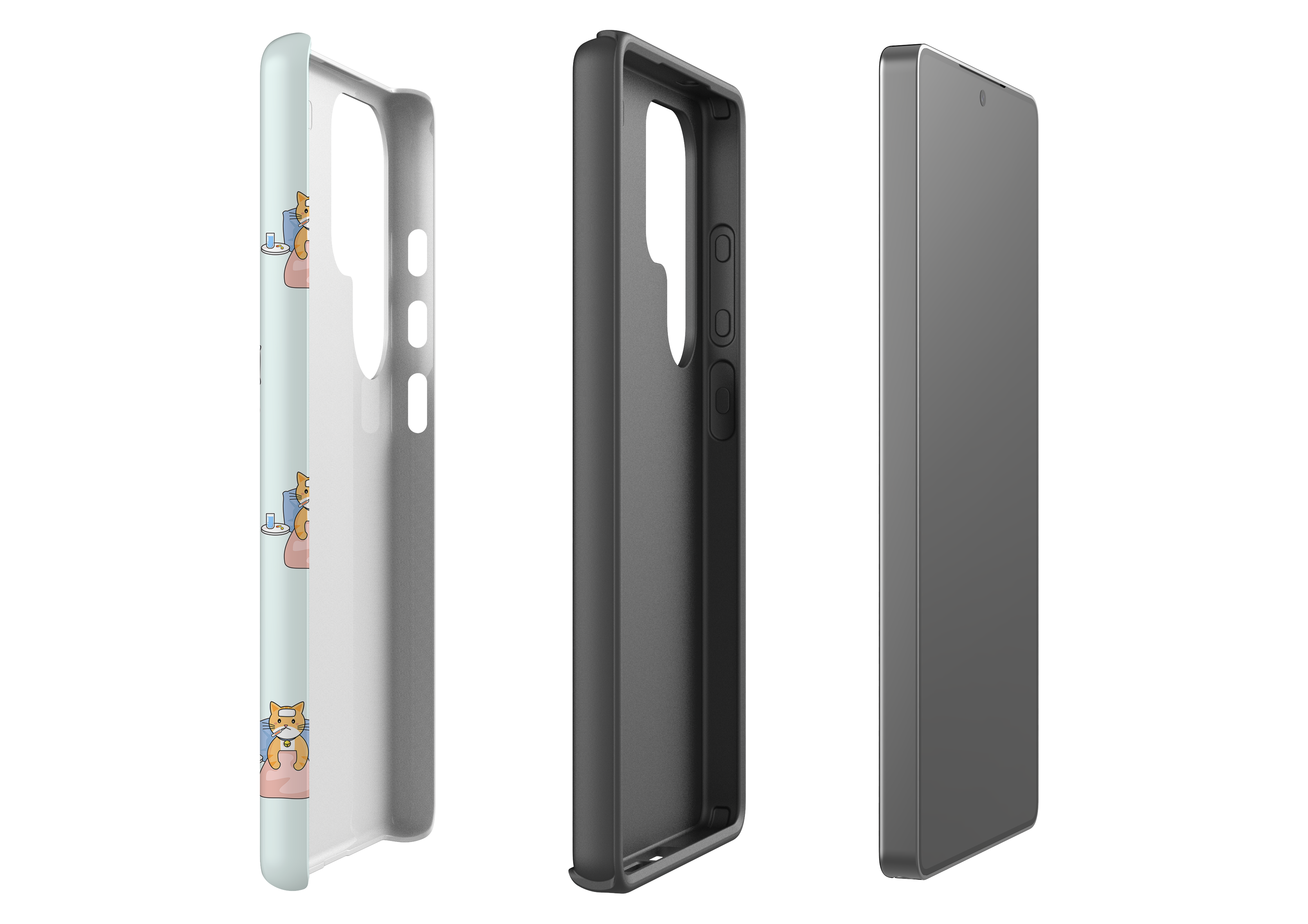 Cozy Cat Case - Samsung Galaxy S25 Series