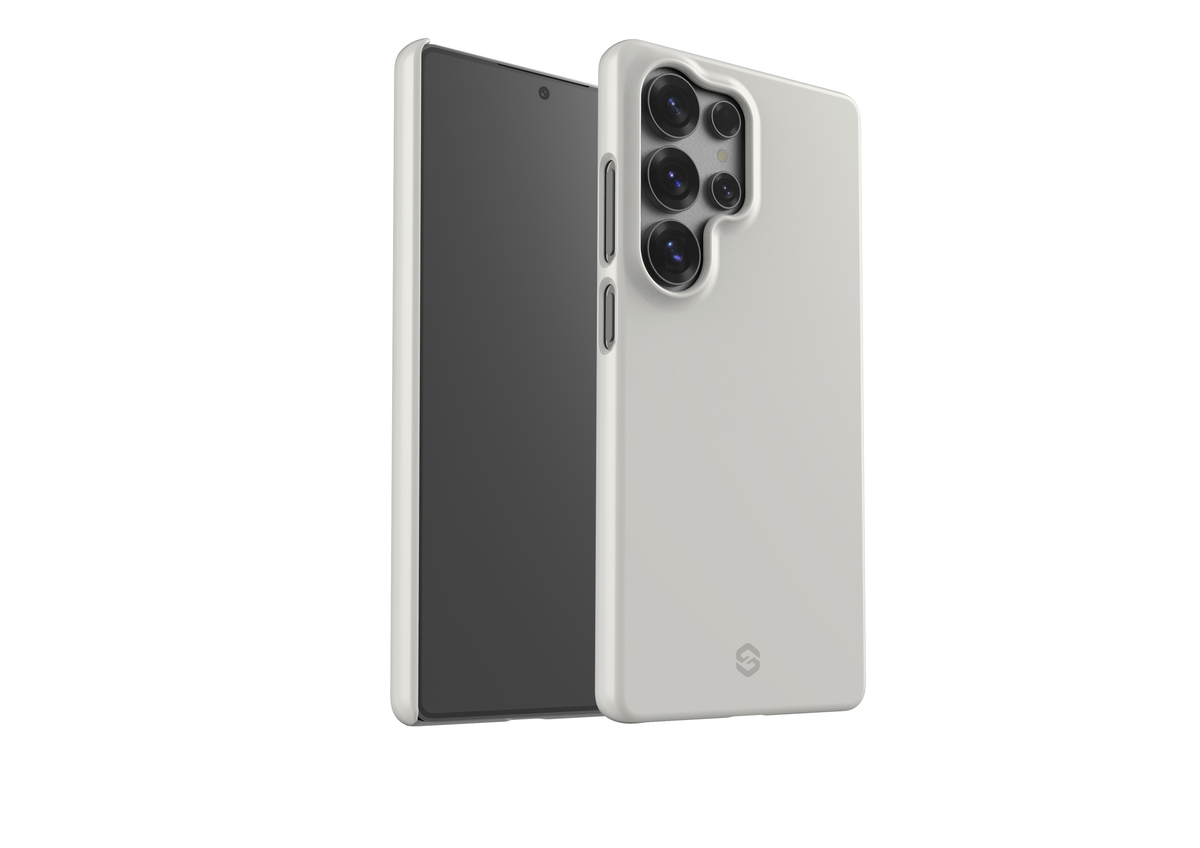 Frosty White Snap Case in Gloss - Samsung Galaxy S25 Series
