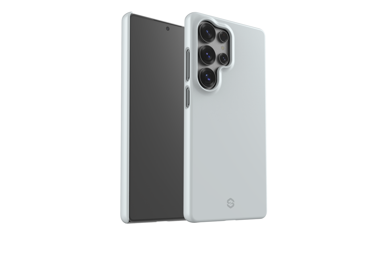 Frosty White Snap Case in Gloss - Samsung Galaxy S25 Series
