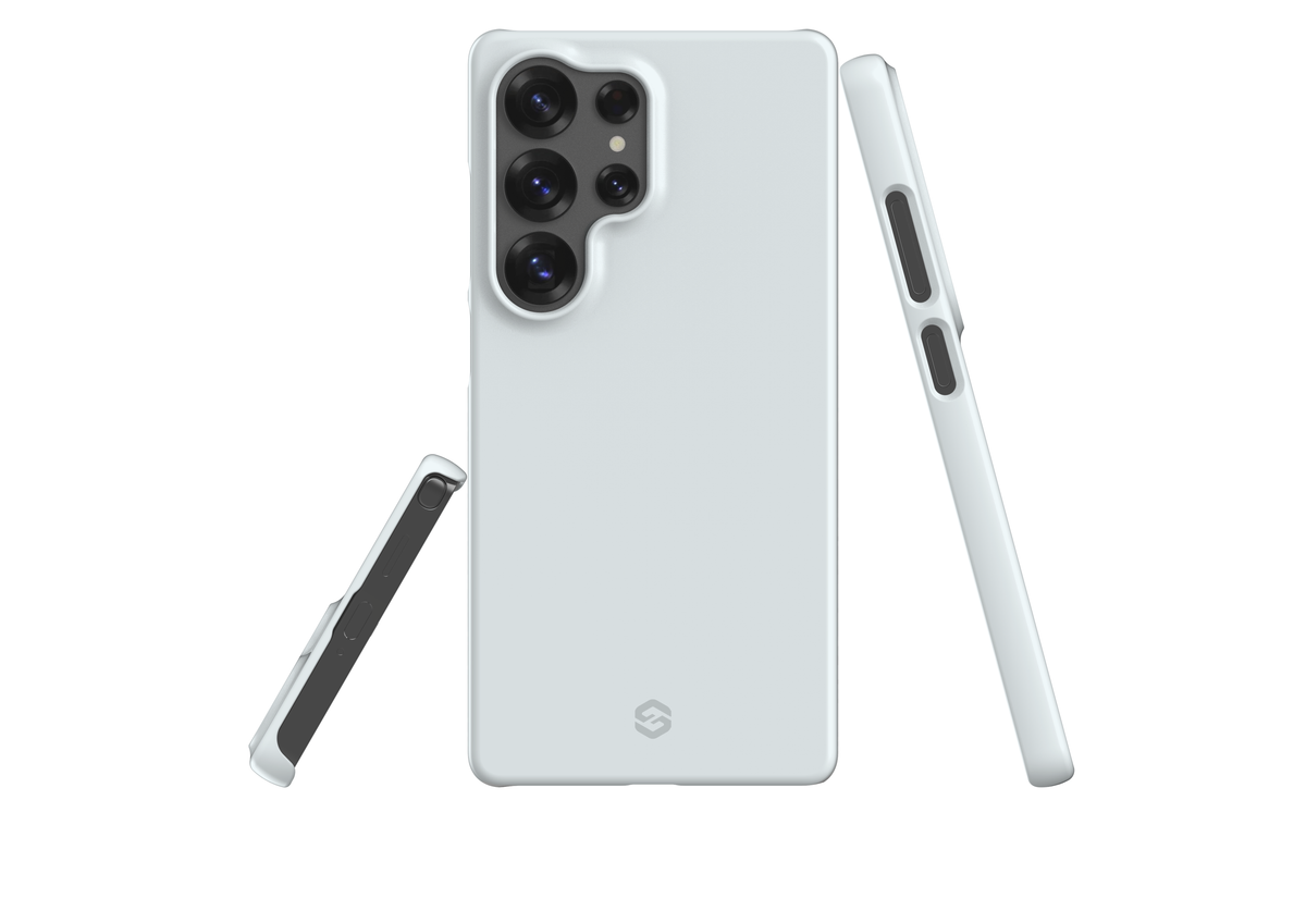 Frosty White Snap Case in Gloss - Samsung Galaxy S25 Series