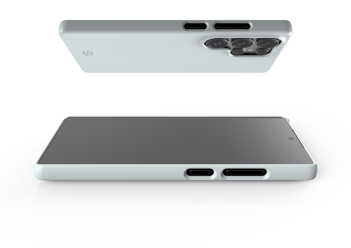 Frosty White Snap Case in Gloss - Samsung Galaxy S25 Series