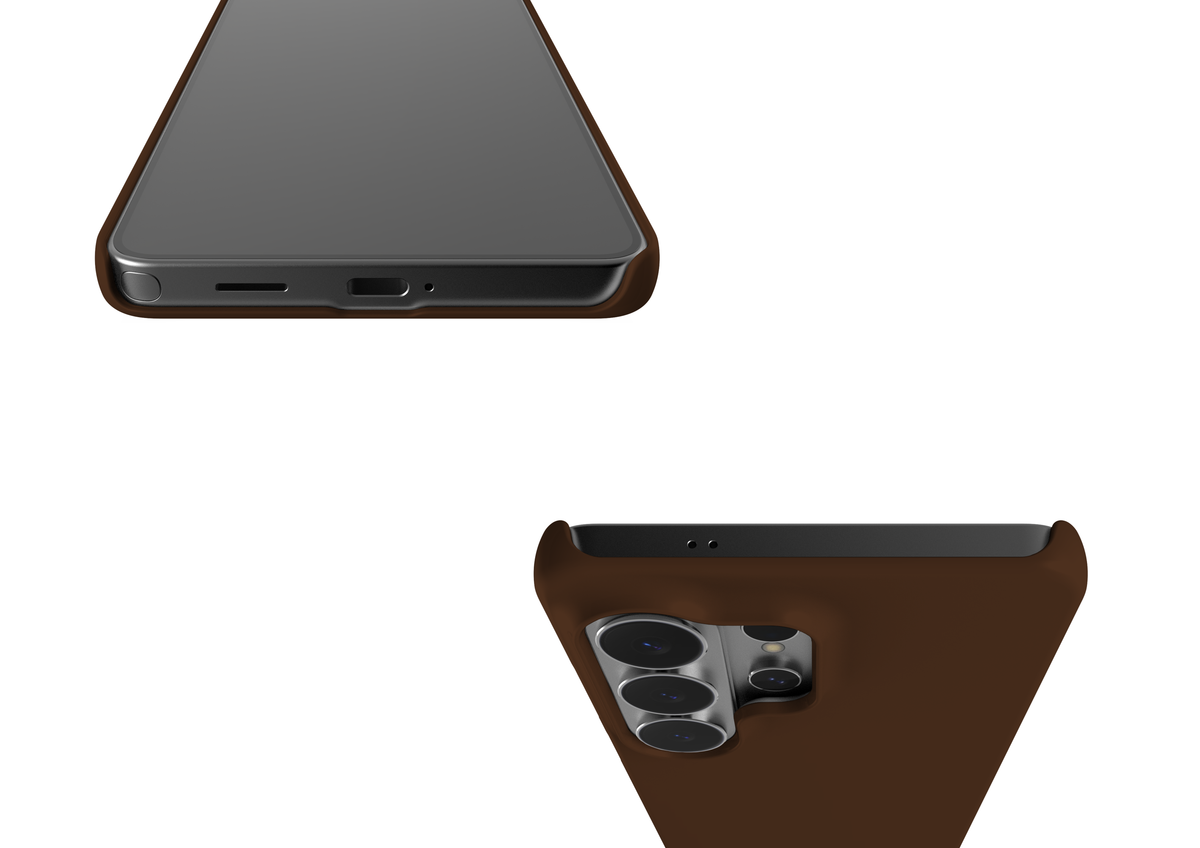 Basic Brown Snap Case in Gloss - Samsung Galaxy S26 Series