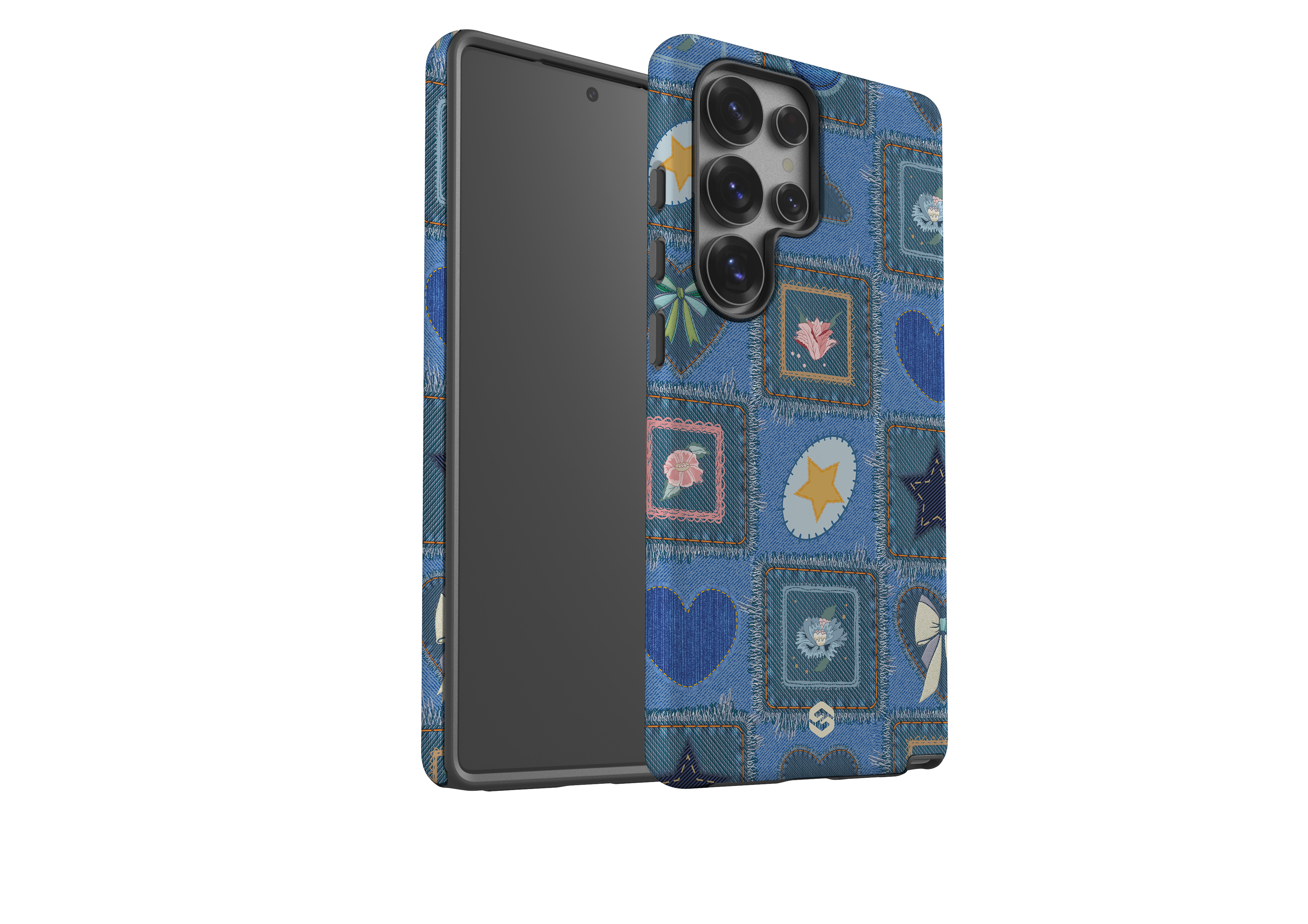 Denim Patchwork Case - Samsung Galaxy S25 Series