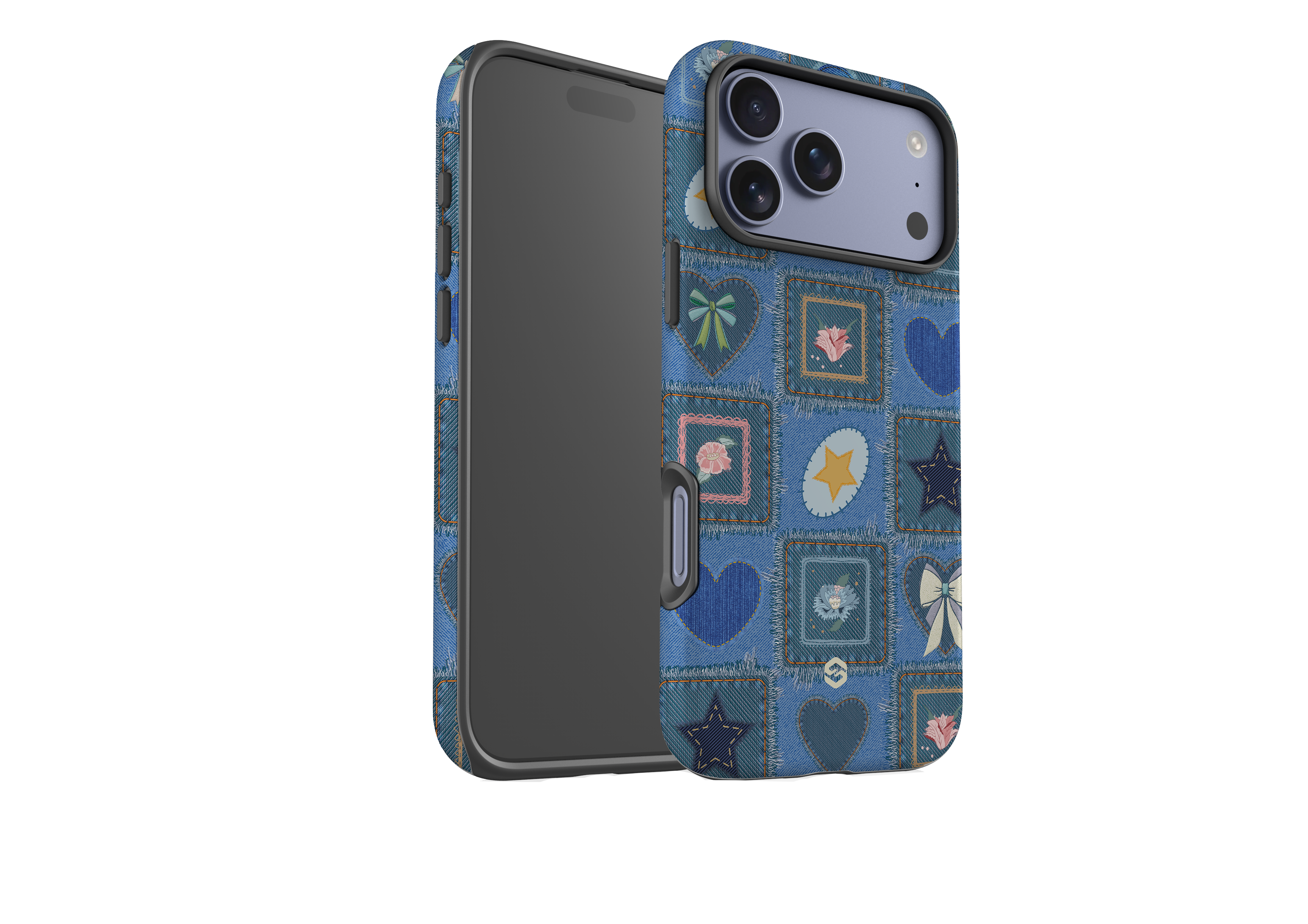 Denim Patchwork Case - iPhone 17 Series