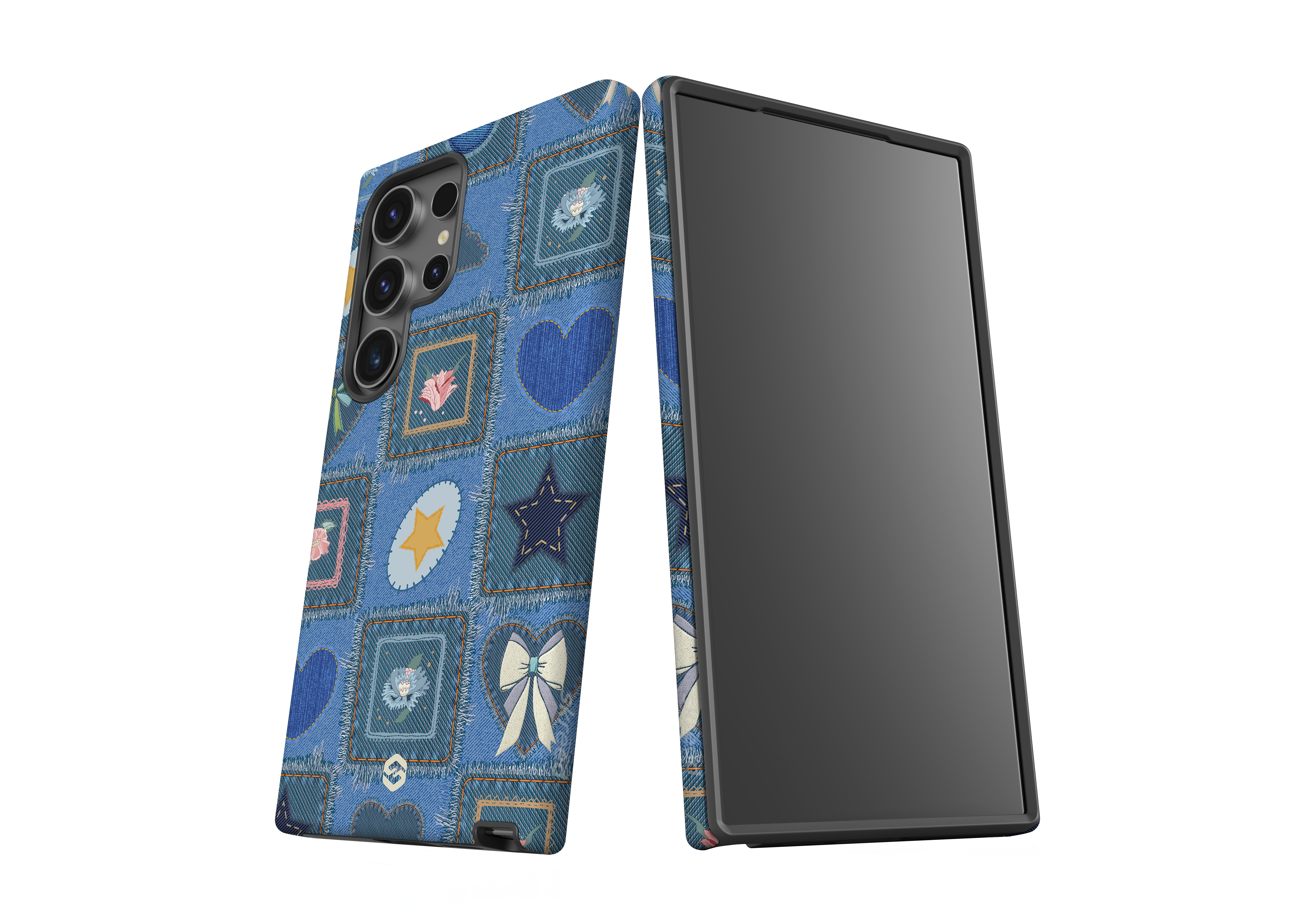 Denim Patchwork Case - Samsung Galaxy S24 Series