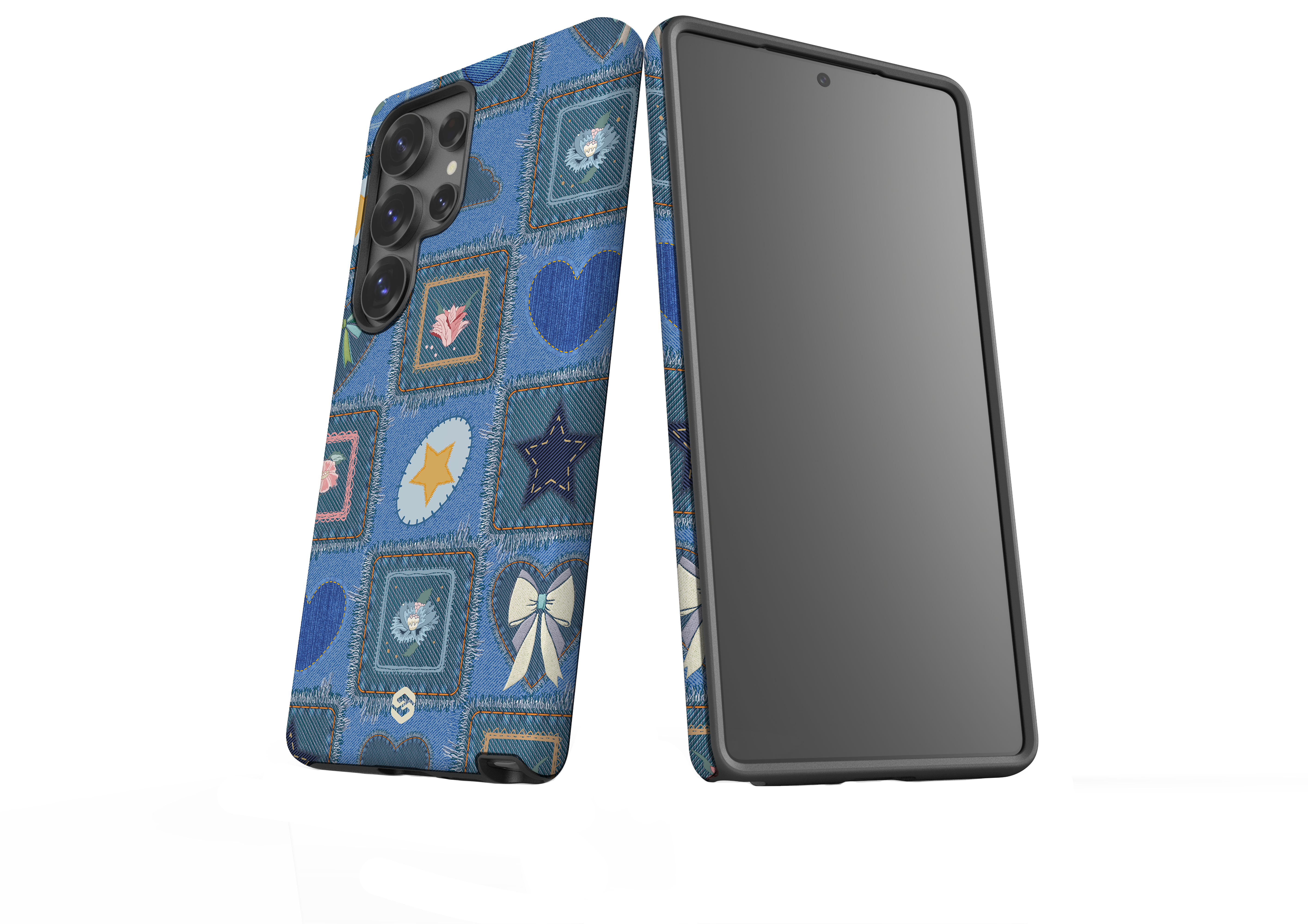 Denim Patchwork Case - Samsung Galaxy S25 Series