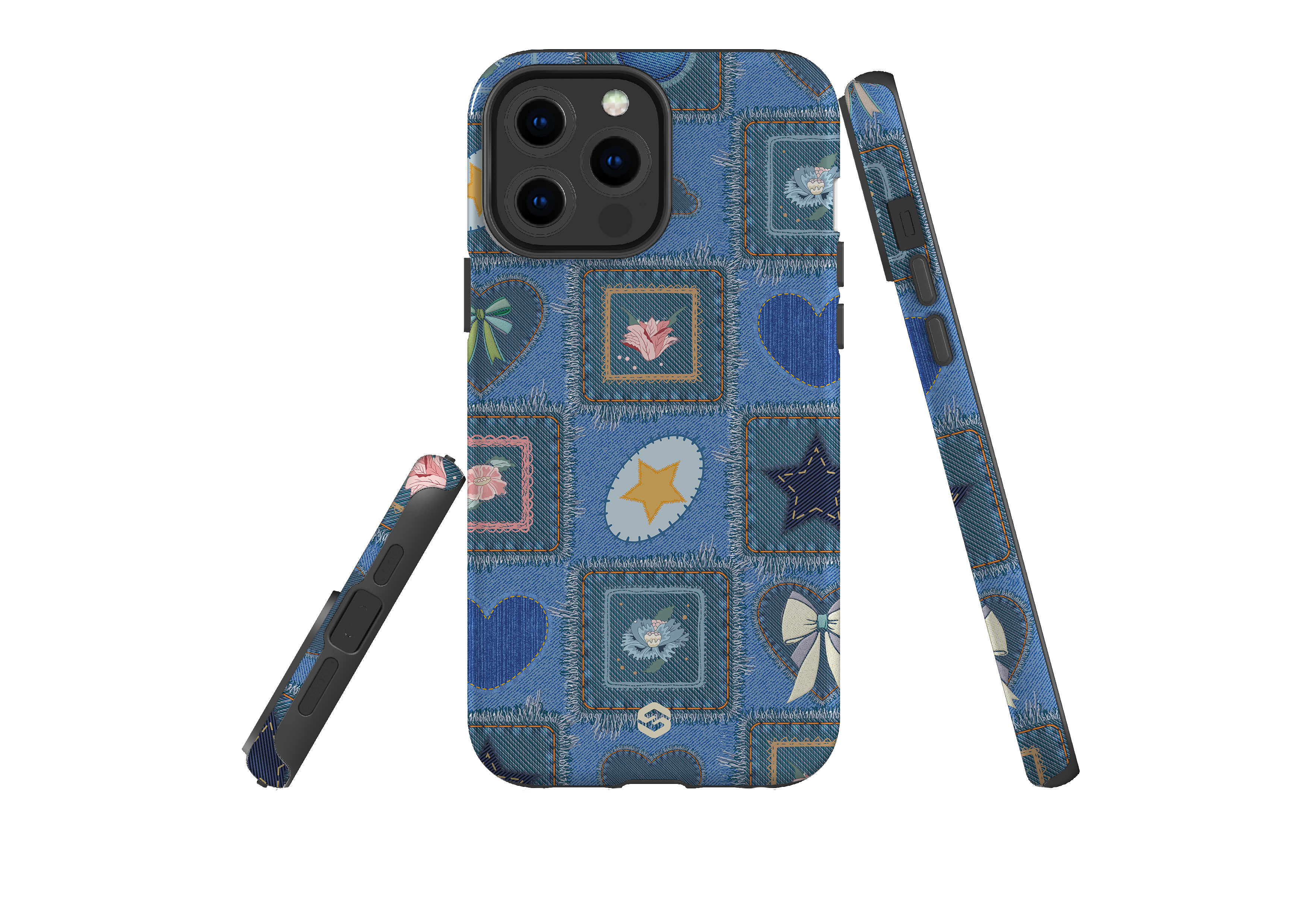 Denim Patchwork Case - iPhone 13 Series