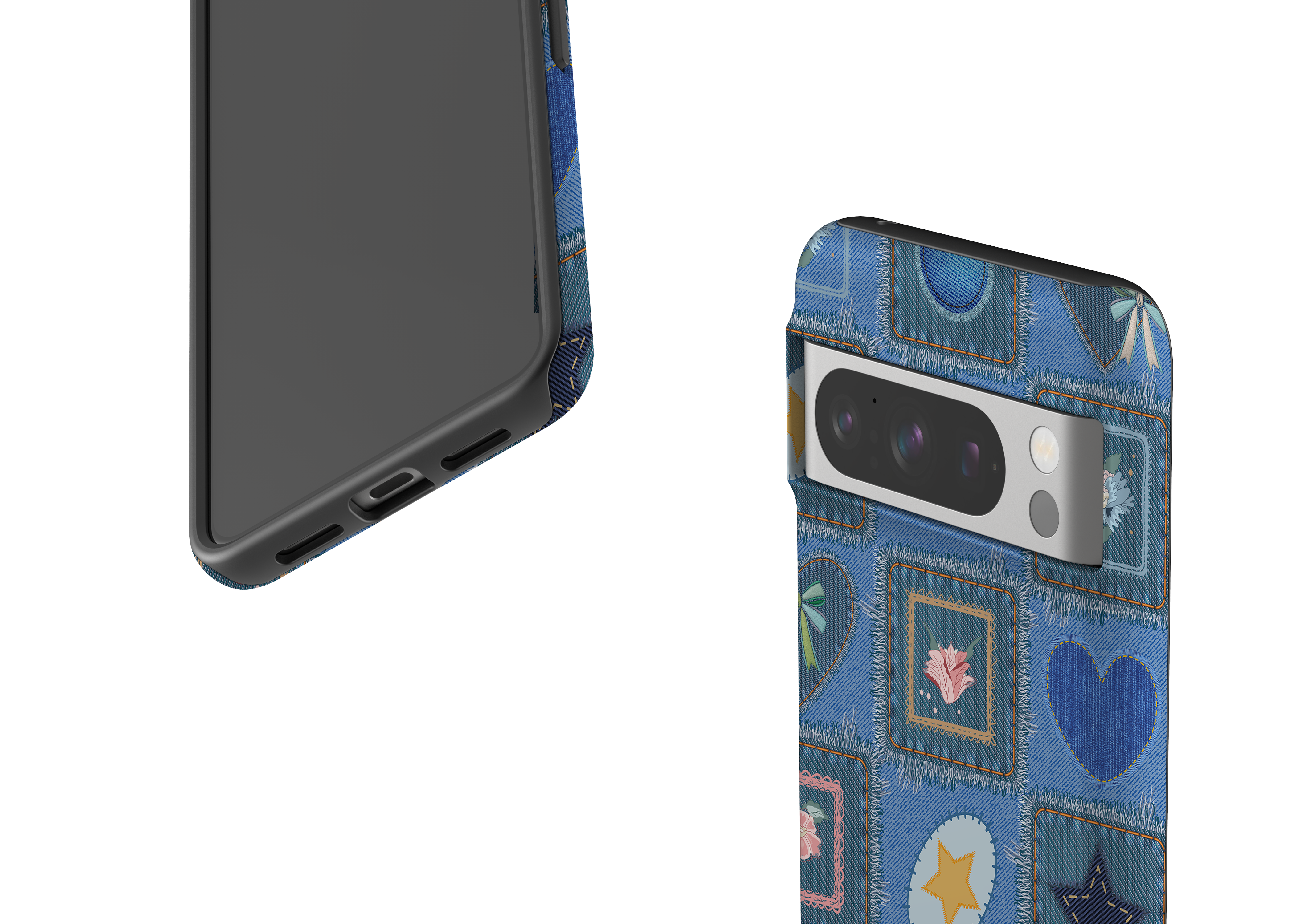 Denim Patchwork Case - Google Pixel Series