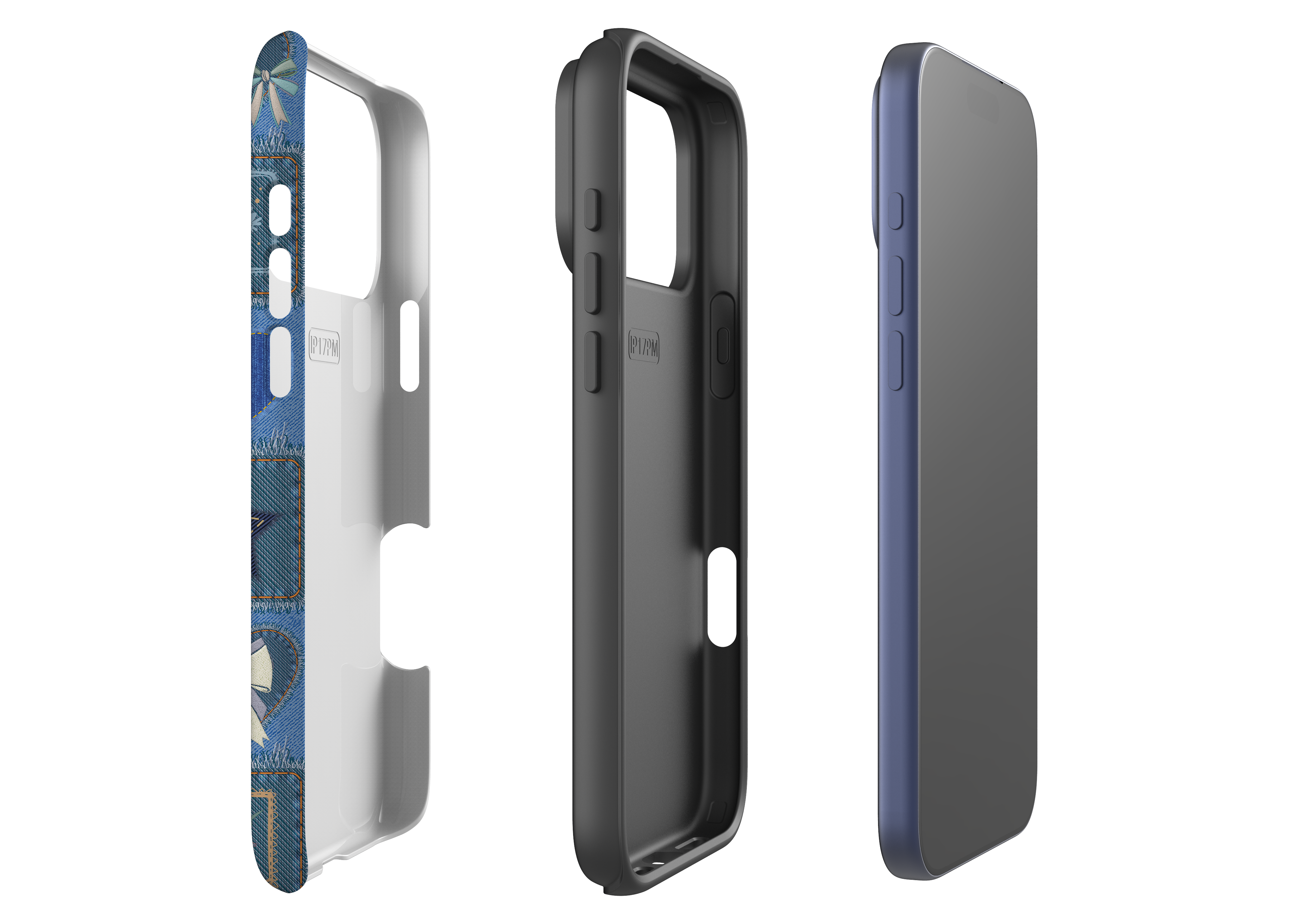 Denim Patchwork Case - iPhone 17 Series