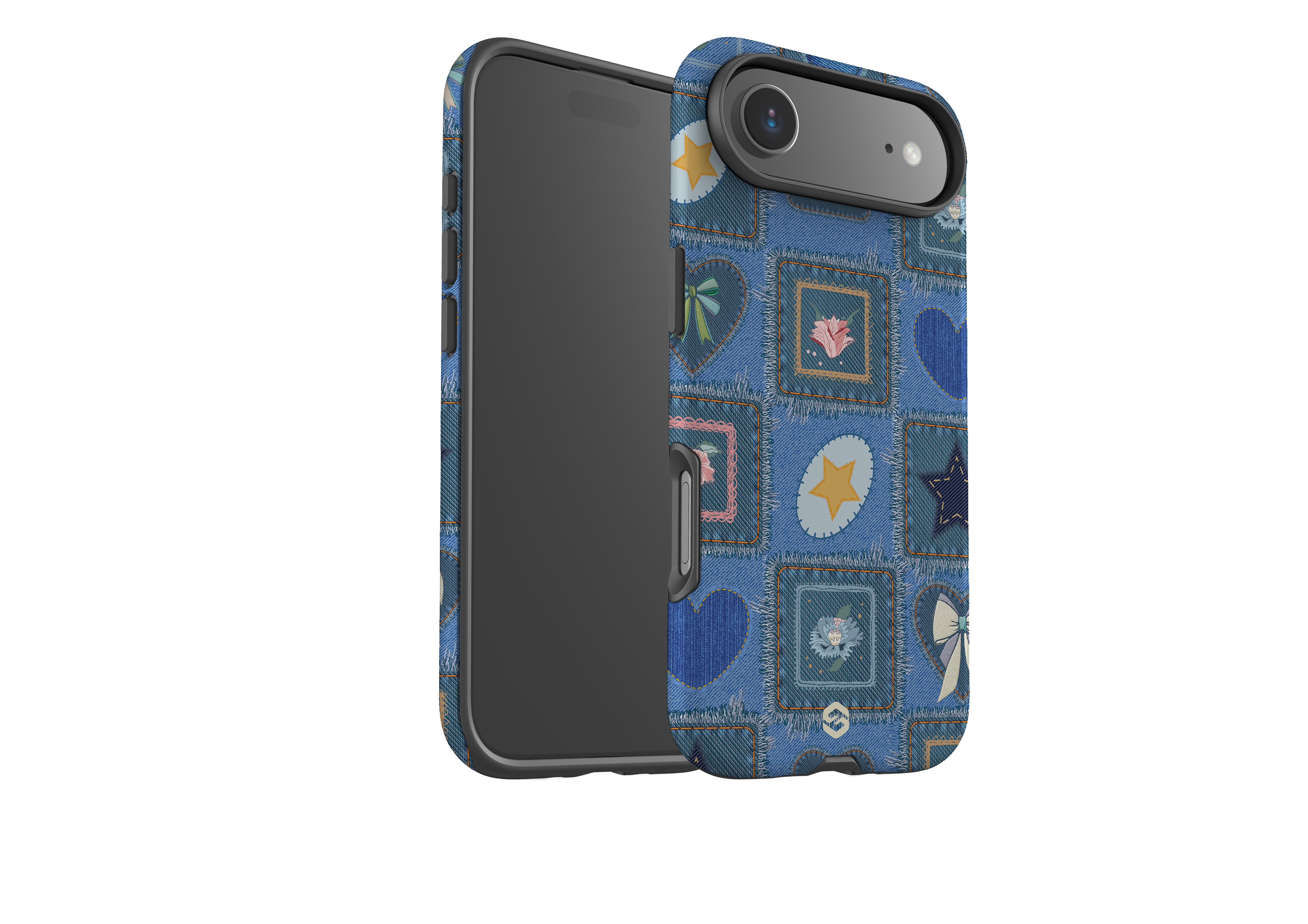 Denim Patchwork Case - iPhone 17 Series