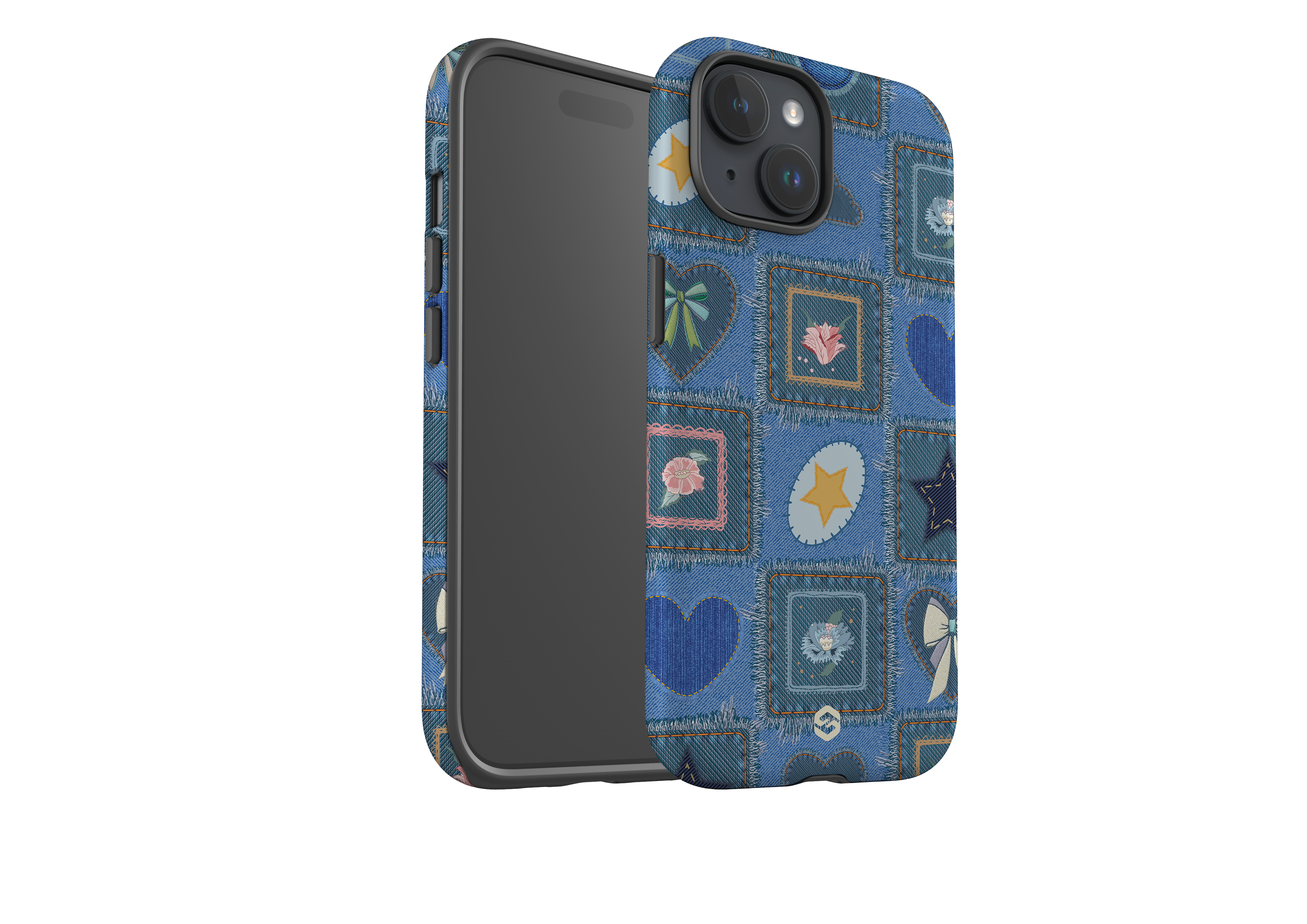 Denim Patchwork Case - iPhone 15 Series