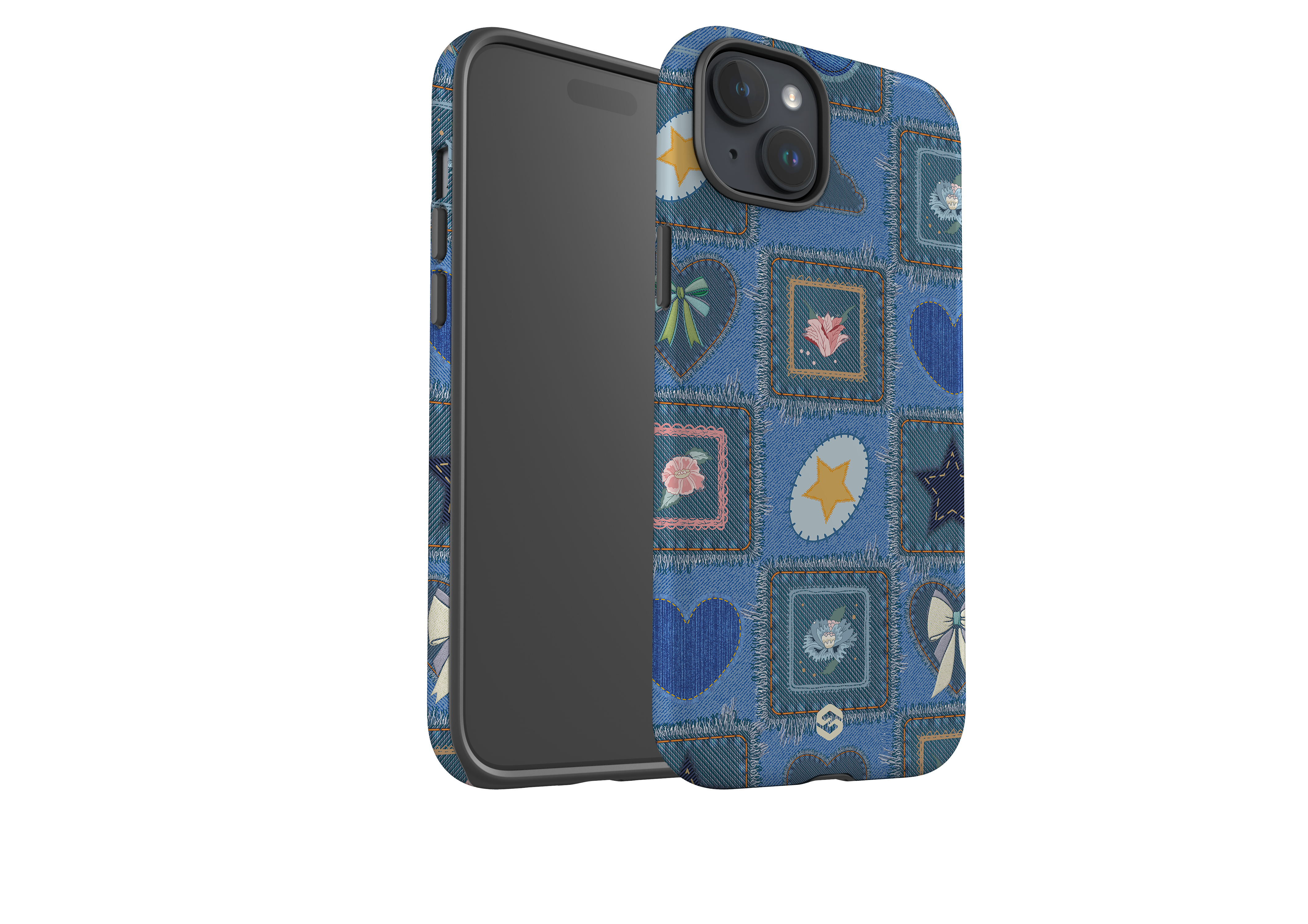 Denim Patchwork Case - iPhone 15 Series