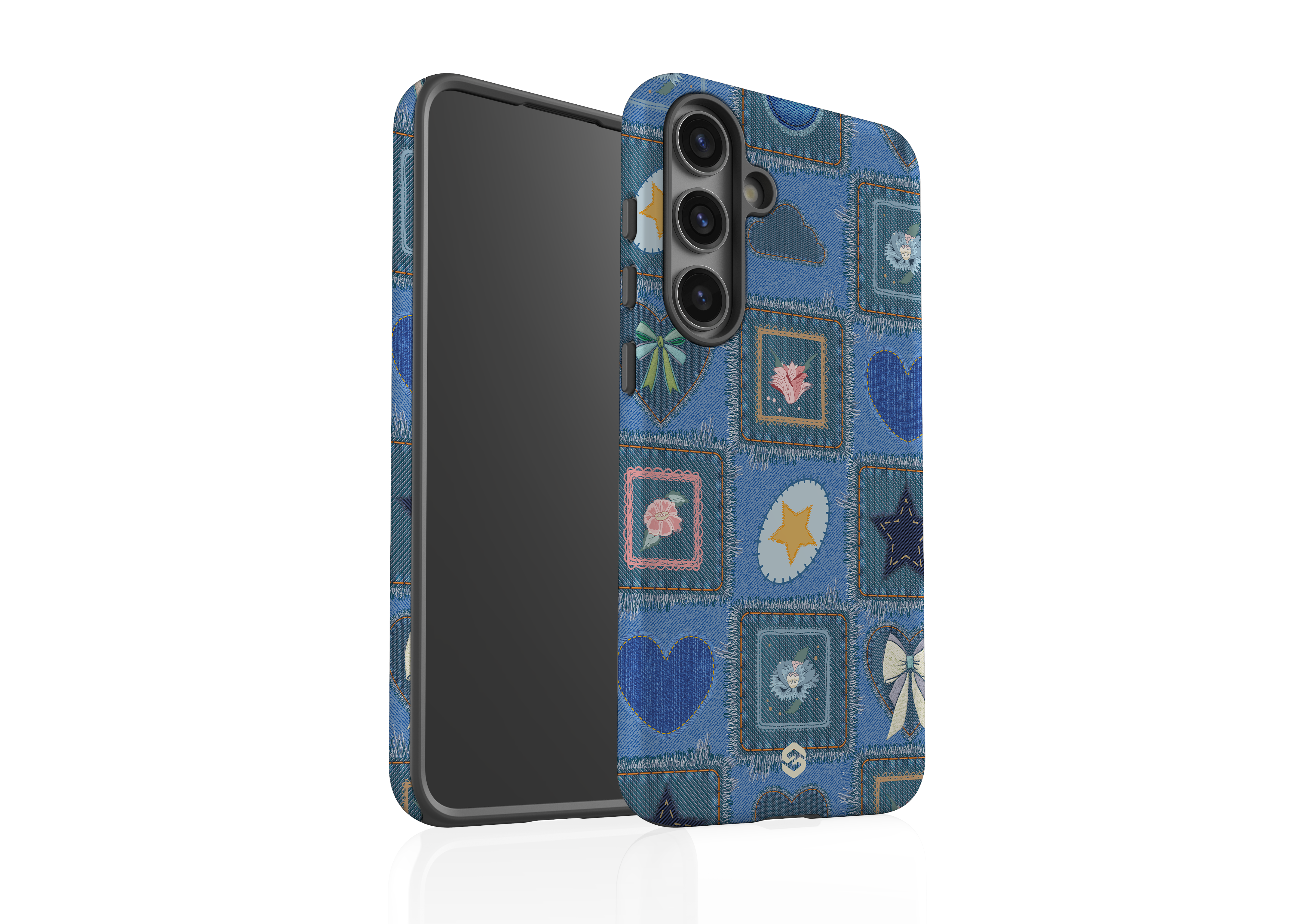 Denim Patchwork Case - Samsung Galaxy S24 Series